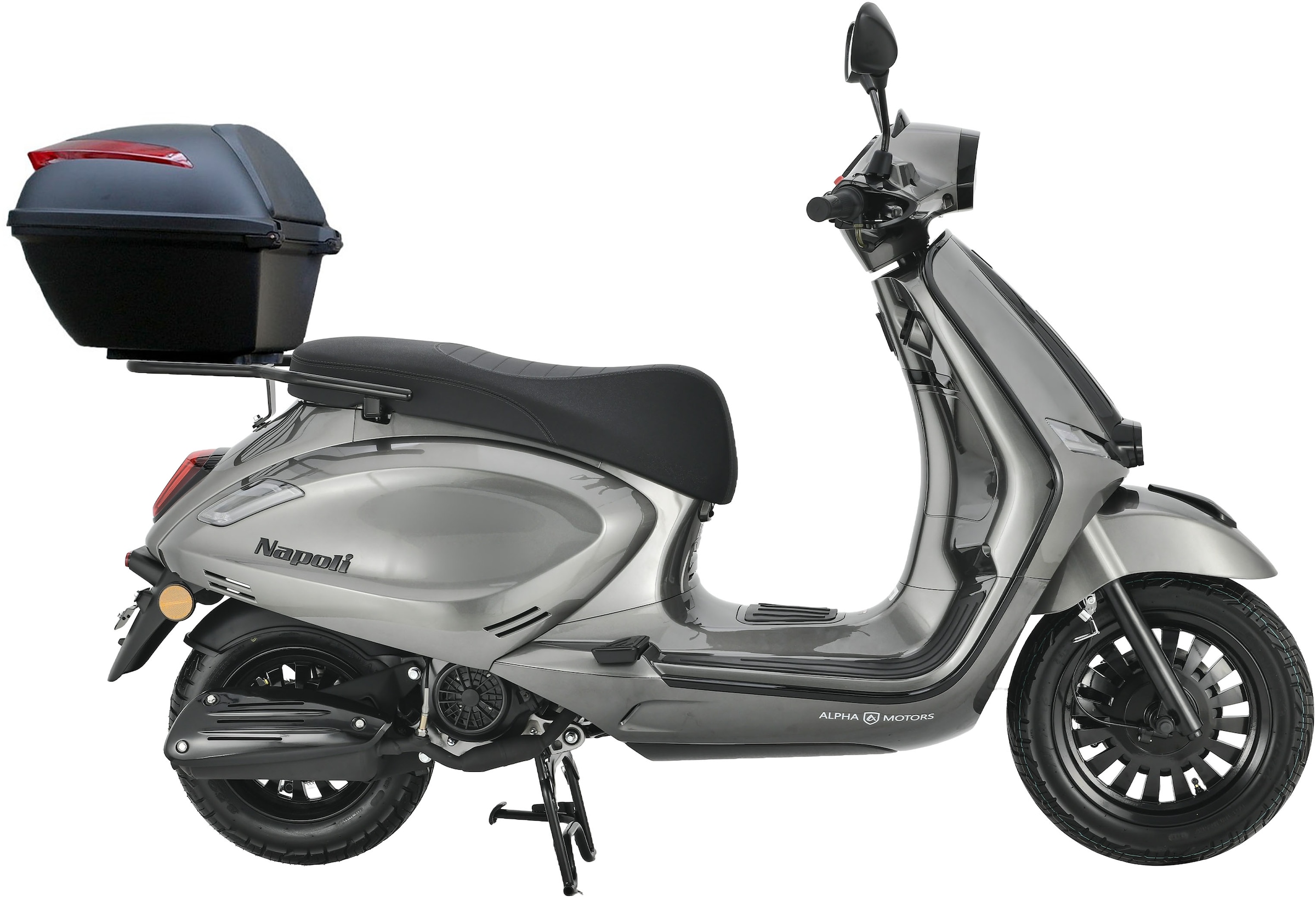 Alpha Motors Motorroller »Napoli 125 ccm 85 km/h EURO 5+ (mit/ohne Topcase)«, 125 cm³, 85 km/h, Euro 5, 9,38 PS