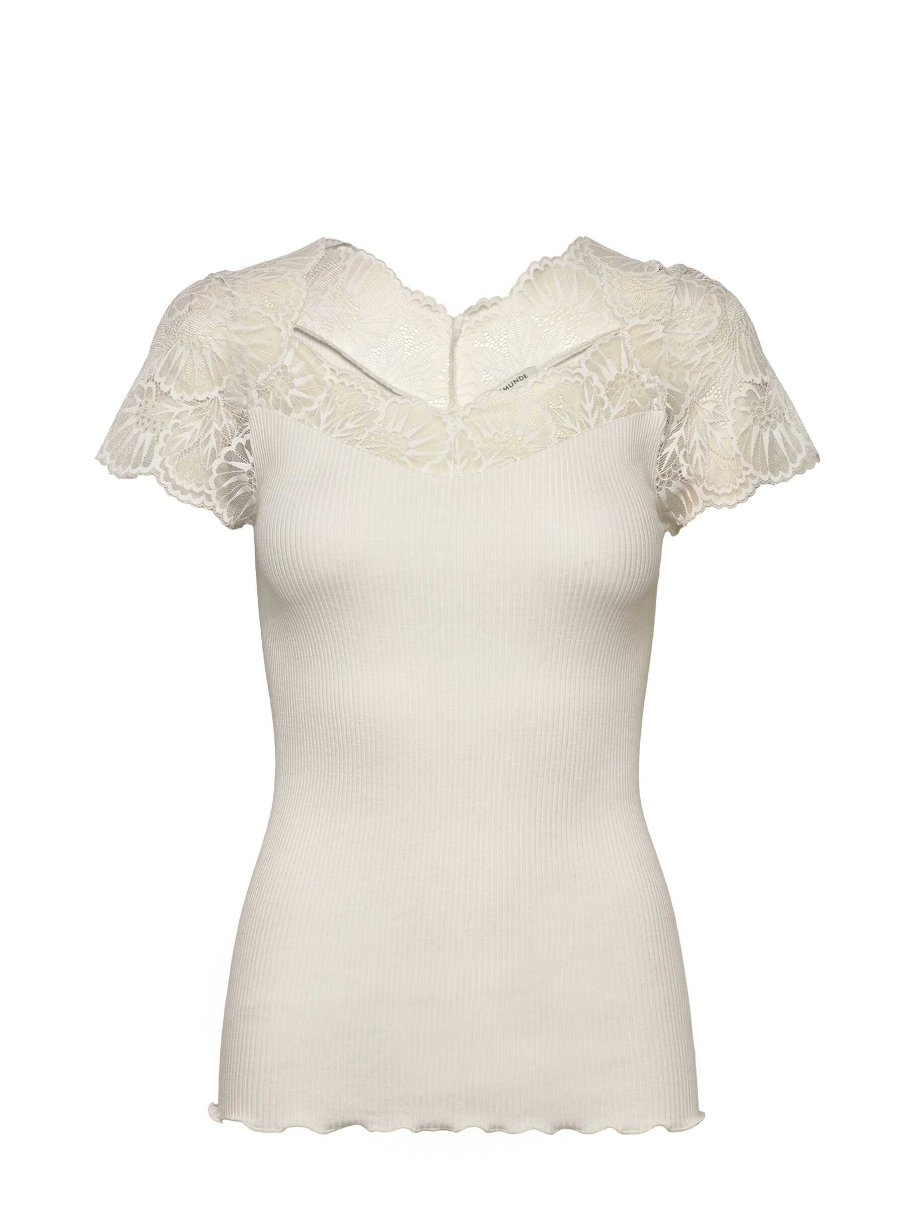 rosemunde Spitzenshirt "Beatha Lace Capsleeve T-Shirt" wunderschöne elastis günstig online kaufen
