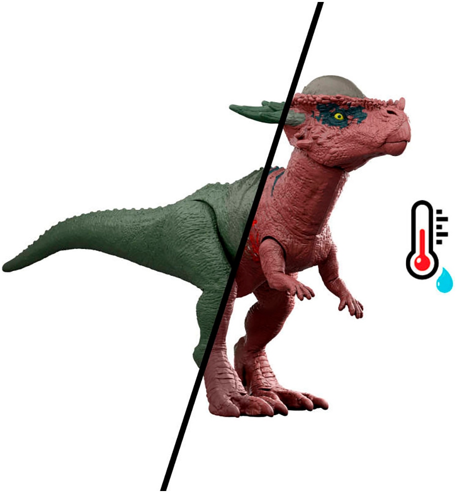 Mattel® Spielwelt »Jurassic World, Dino Reveal, Deluxe Battle Pack, sortierte Lieferung«, Dinos mit Farbwechsel