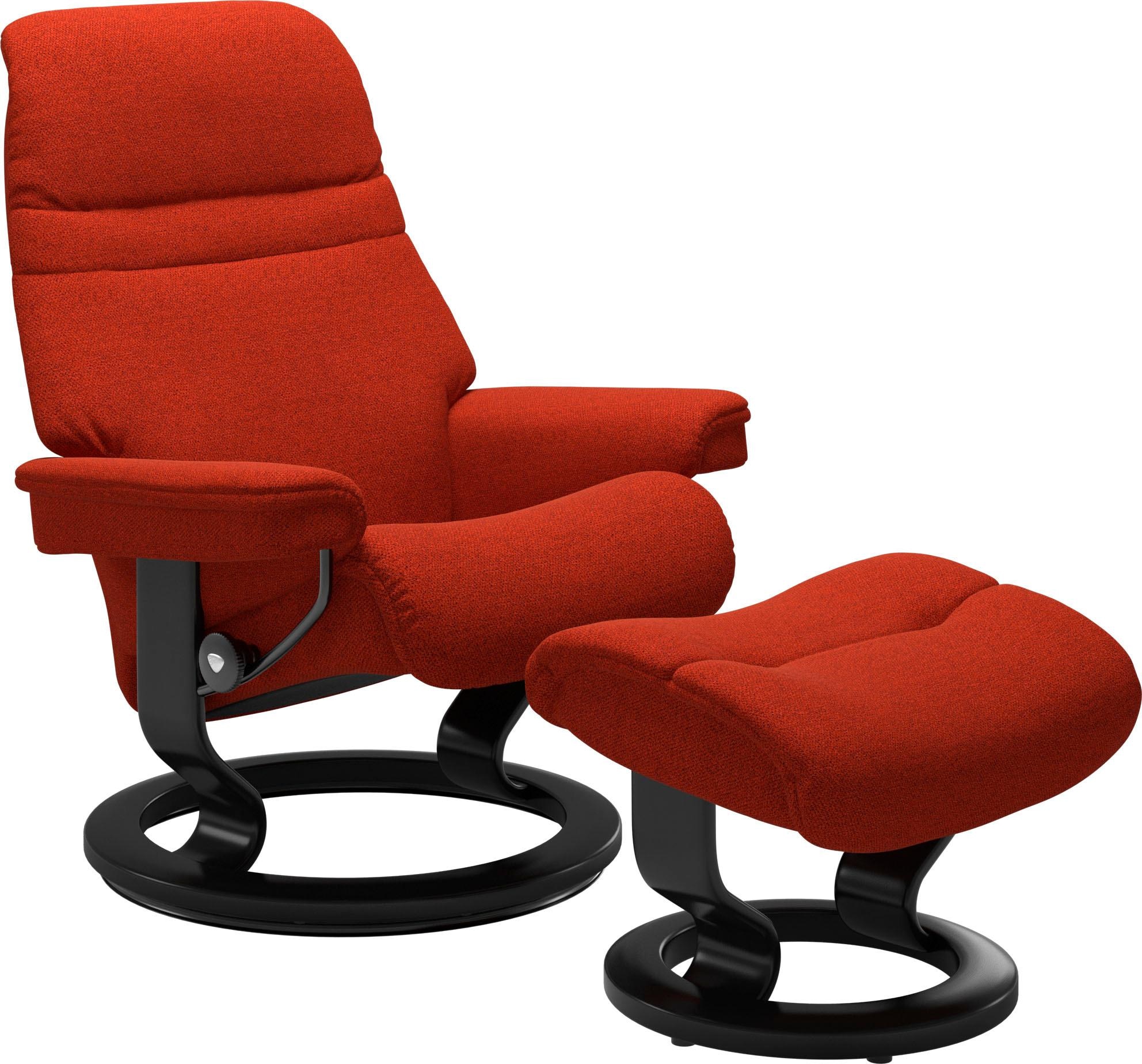 Stressless Fußhocker "Sunrise", mit Classic Base, Gestell Schwarz