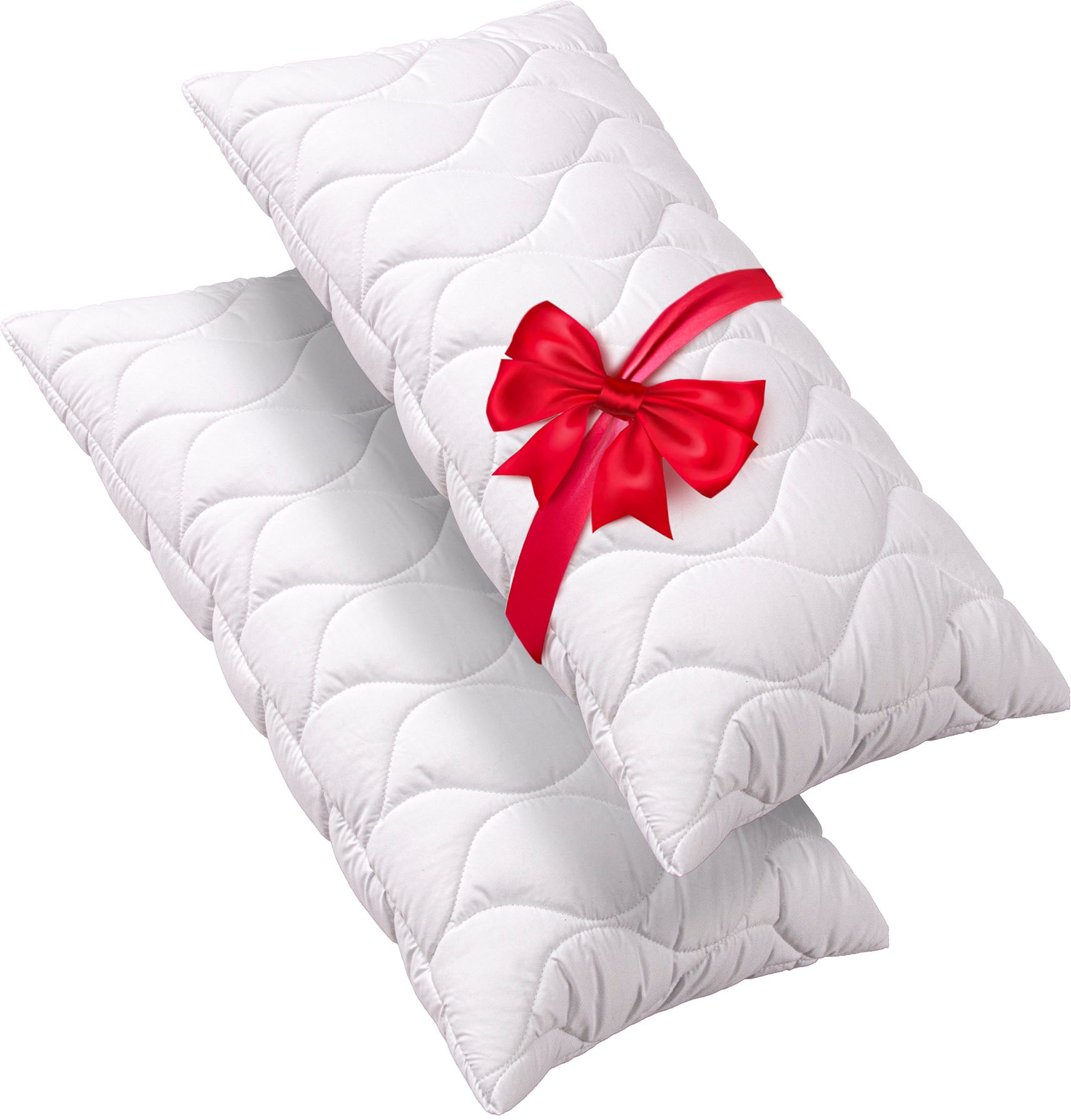 John Cotton Microfaserkissen "2für1, Kopfkissen, ein Kissen gratis, 40x80 c günstig online kaufen