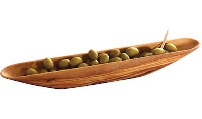 Schale, 1 tlg., aus Holz, Olivenholz