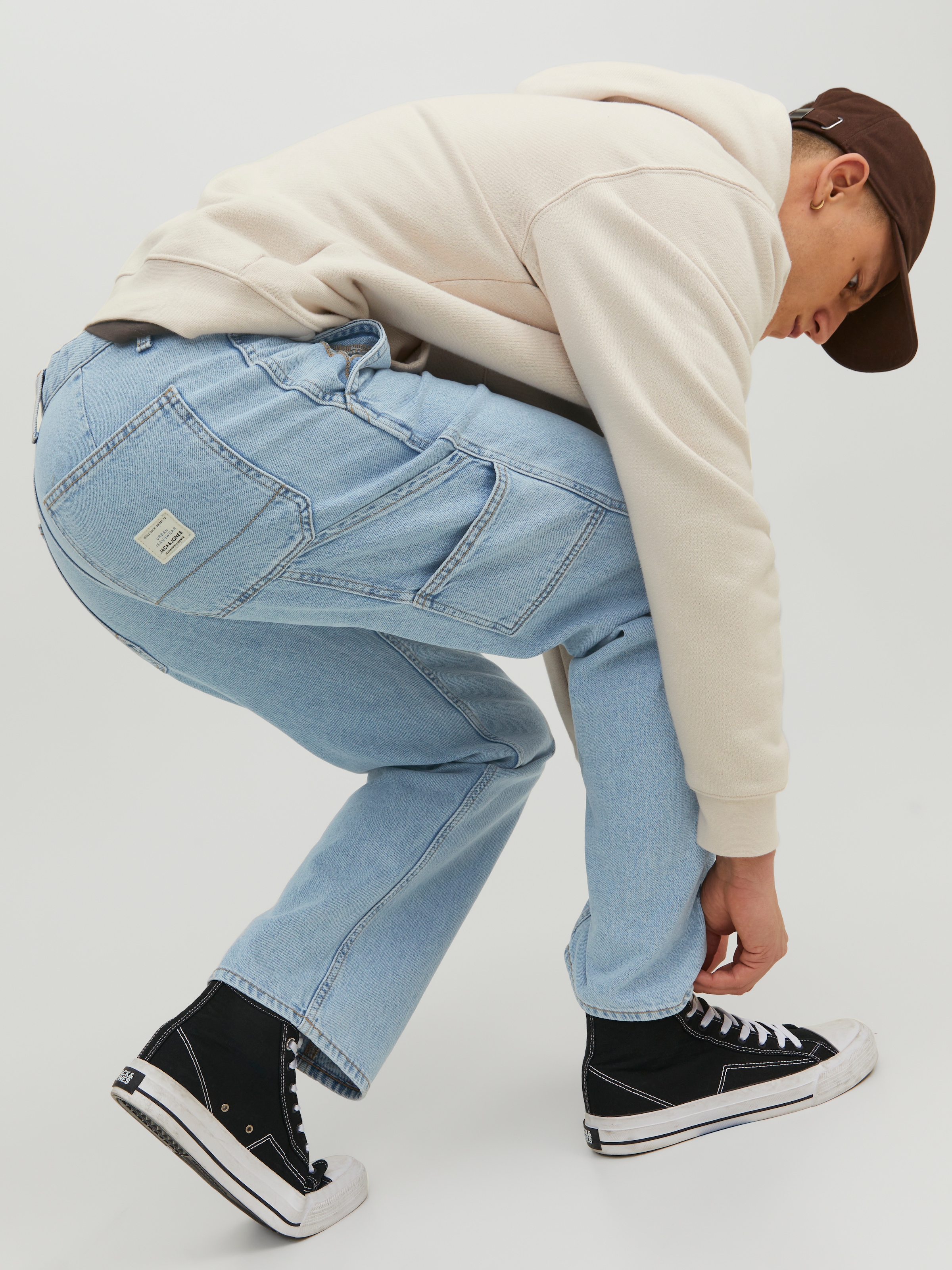 Jack & Jones Loose-fit-Jeans »JJIEDDIE JJUTILITY SBD 491«
