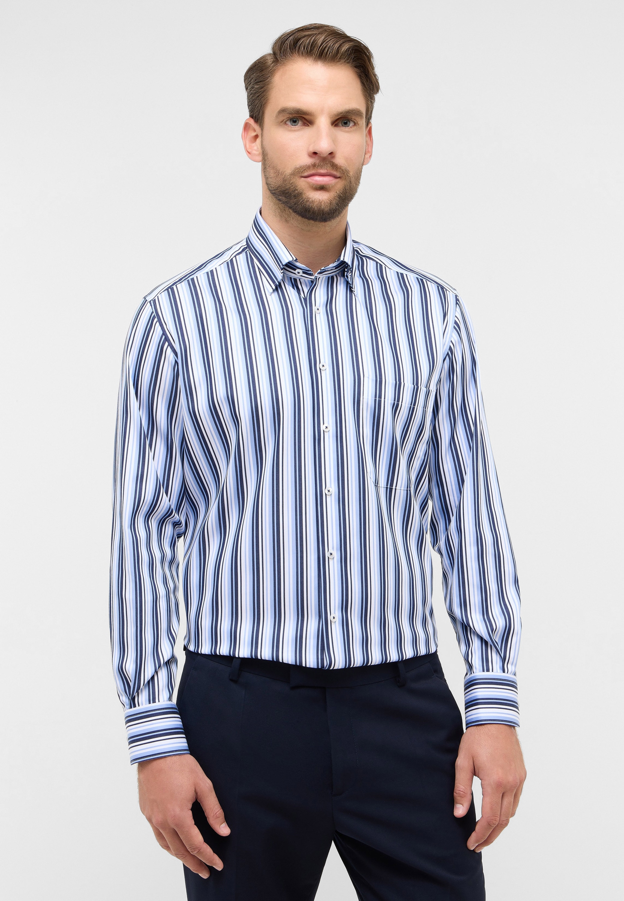 Eterna Langarmhemd "COMFORT FIT", NON IRON (bügelfrei) günstig online kaufen