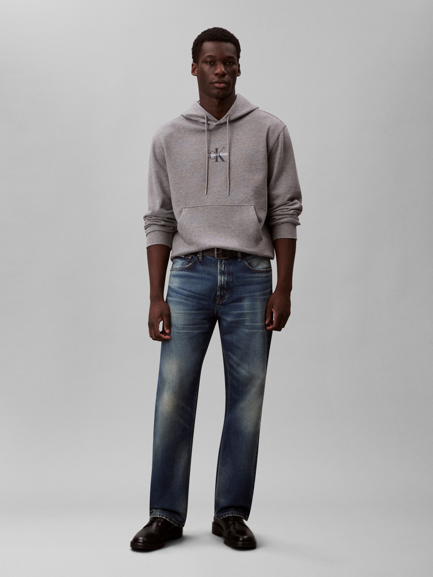 Calvin Klein Jeans Sweatshirt »LS EU 350TERRY MICRO MONOLOGO HO«, Kapuze, regular fit