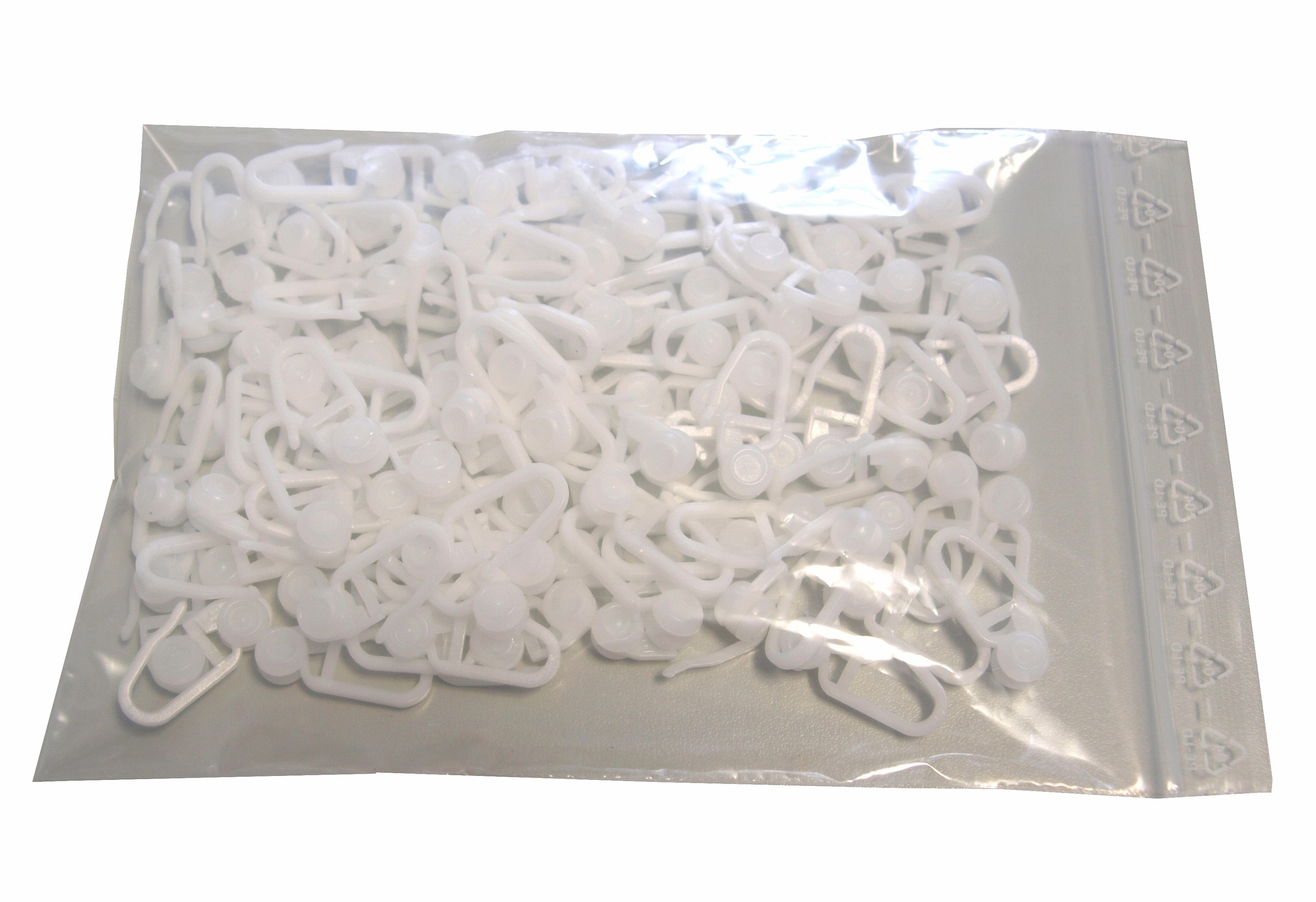 VHG Innenlaufröllchen »Easy«, (Packung, 100 St., mit Faltenhaken), Gardinenröllchen, Schiene, Vorhang, Haken, Aufhängung
