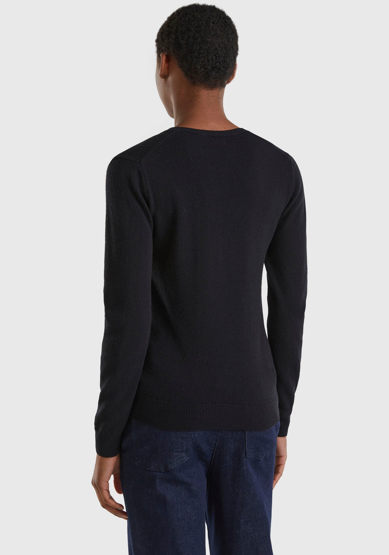 Form V-Ausschnitt-Pullover, of kaufen BAUR klassischer | Colors United Benetton in