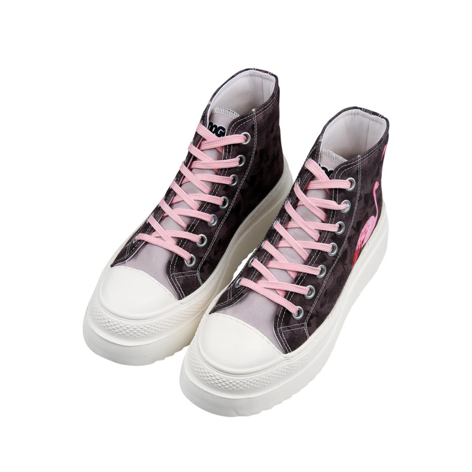 DOGO Sneaker »Fiora High-Top Sneaker Brown Tropical Damen Sneaker«  Handgefertigt