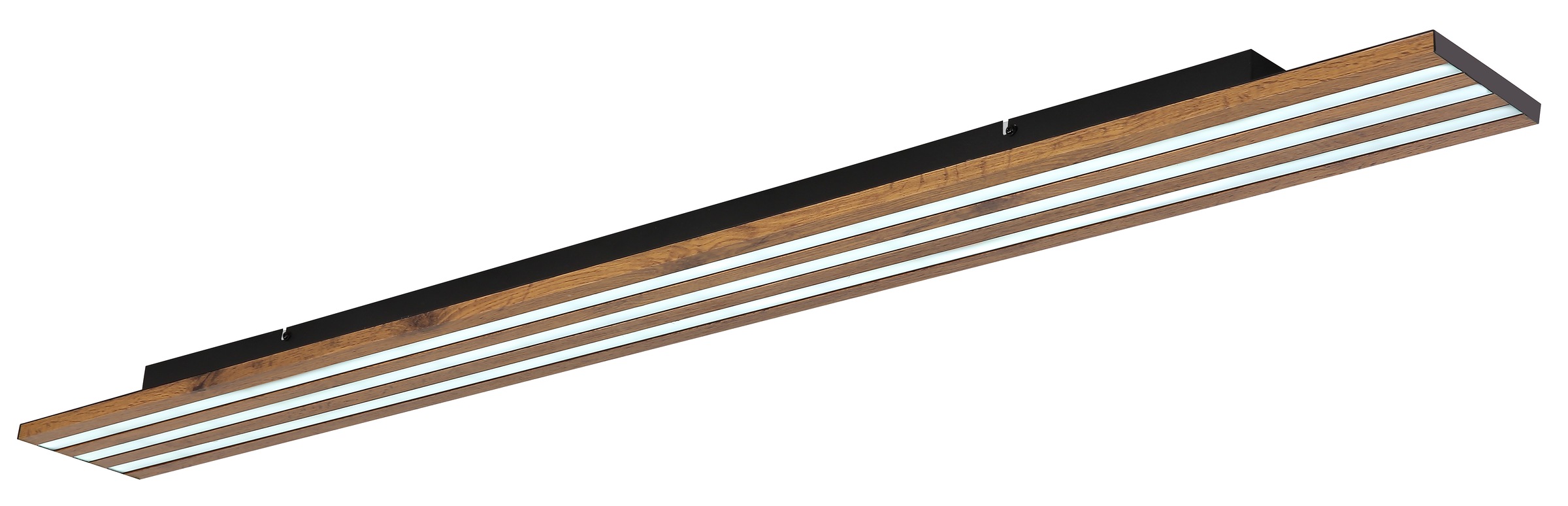 GLOBO LIGHTING Deckenleuchte »HAYDEN« LED-Modul 1 Stk. Schwarze LED-Deckenleuchte, dimmbar, smart, Fernbedienung & Nachtlicht