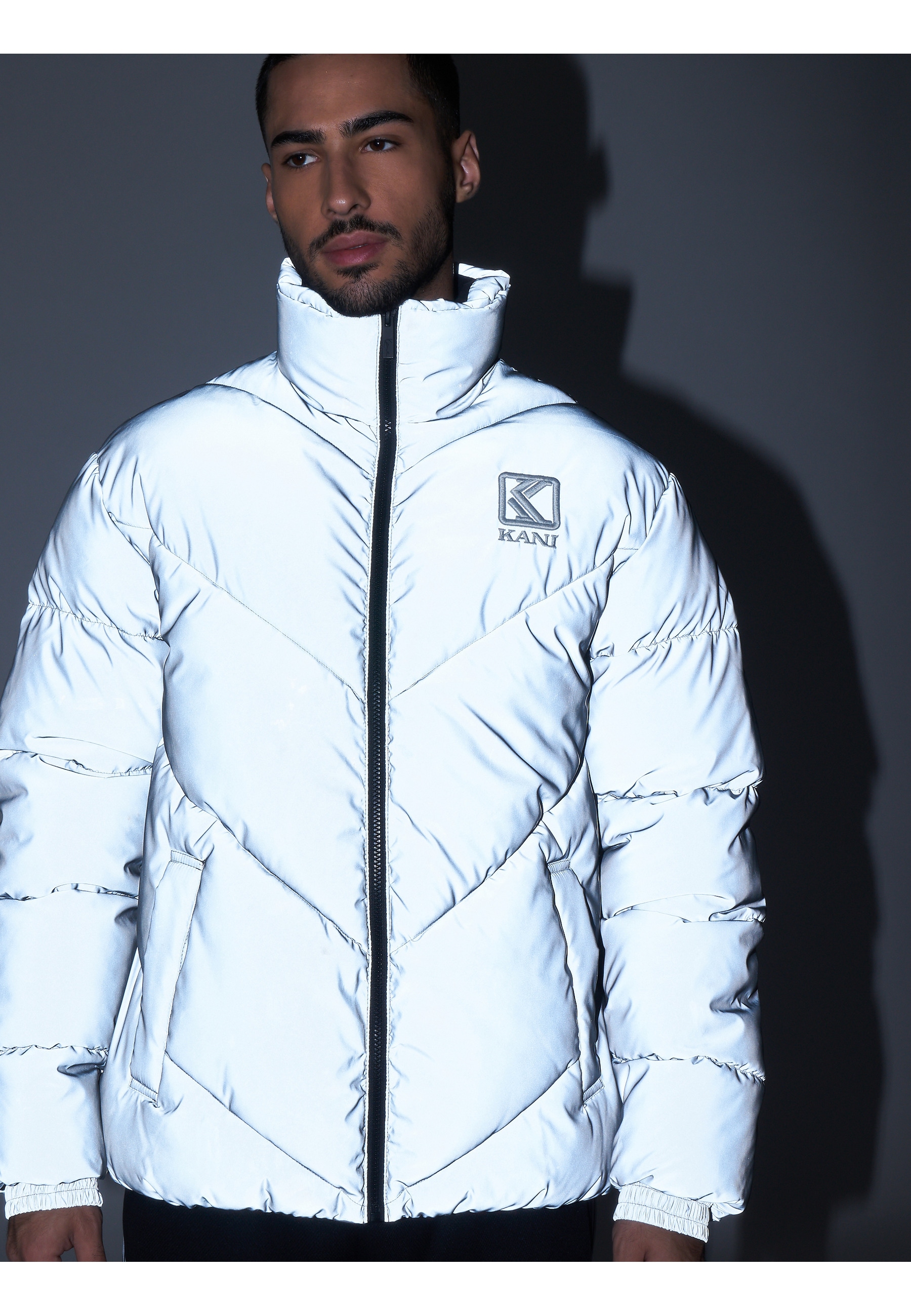 Karl Kani Winterjacke »Karl Kani Damen KM233-047-1 KK Og Puffer Jacket« 1 Stk. tlg. ohne Kapuze