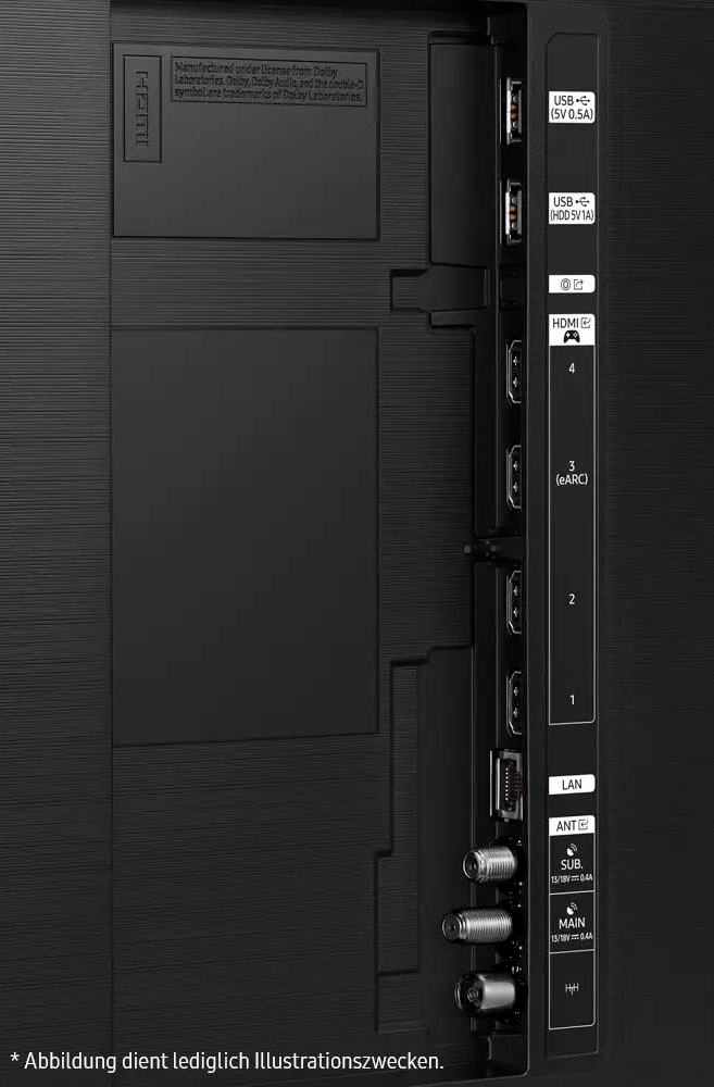 Samsung QLED-Fernseher »GQ65QN90FAT«, 4K Ultra HD, Smart-TV, NQ HDR+, Glare Free, Upscaling Pro, Dolby Atmos & AI Sound, bis 165Hz
