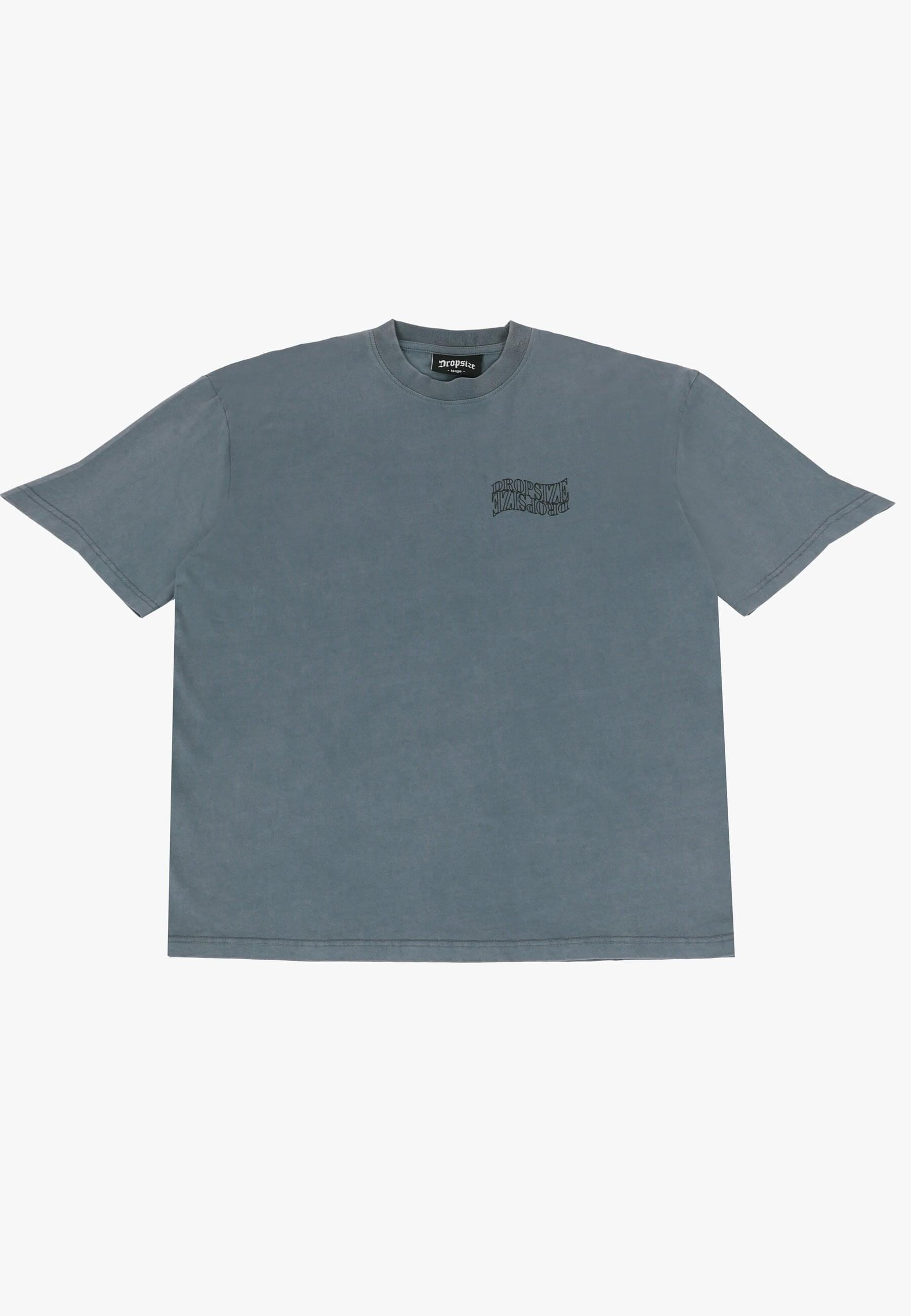 Dropsize T-Shirt "Dropsize HEAVY OVERSIZE MIRRORED LOGO T-SHIRT" 1 Stk. tlg günstig online kaufen