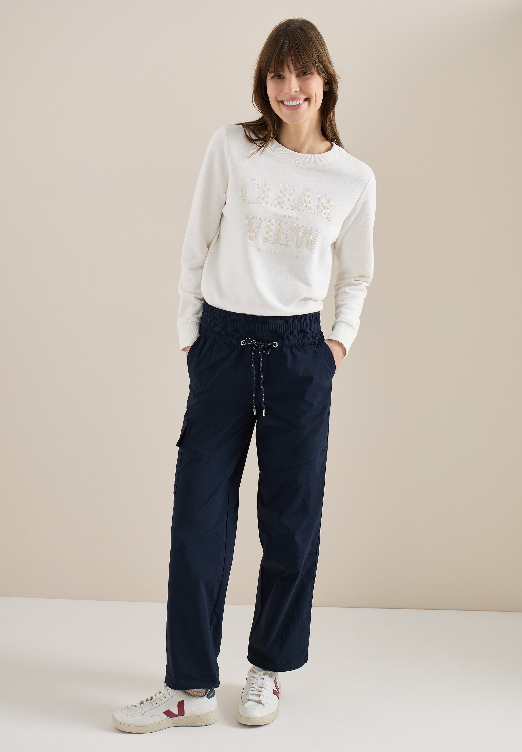 Cecil Stoffhose  Elastikbund mit Tunnelzug