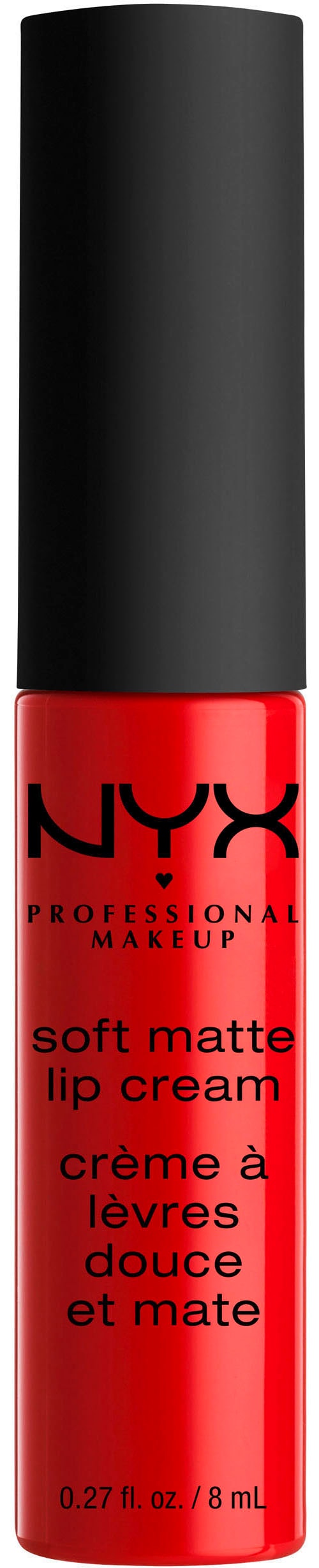 NYX Lippenstift »Professional Makeup Soft Matte Lip Cream«, mit natürlichen Inhaltstoffen