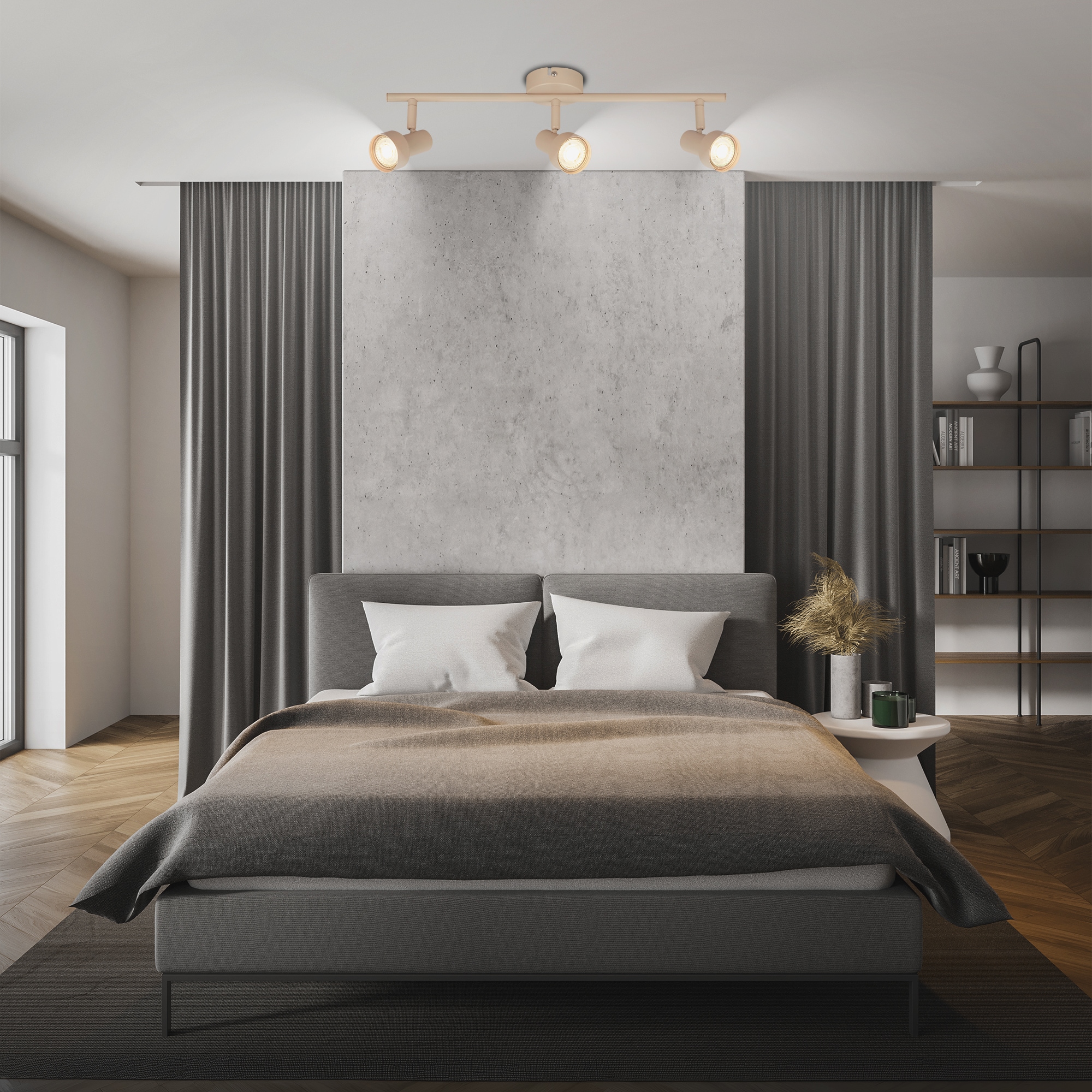 Briloner Leuchten LED Deckenspots »TAPP« GU10 1 Stk. 47,5x12,5 cm, Wohnzimmer, Schlafzimmer, Flur, Büro