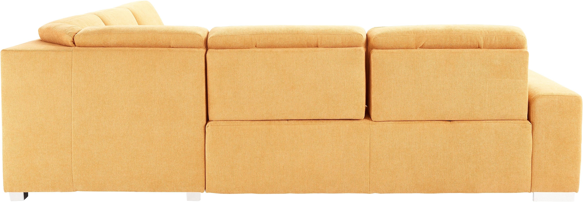 sit&more Ecksofa »Santorini L-Form«, mit Federkern und Sitztiefenverstellung, wahlweise mit Bettfunktion
