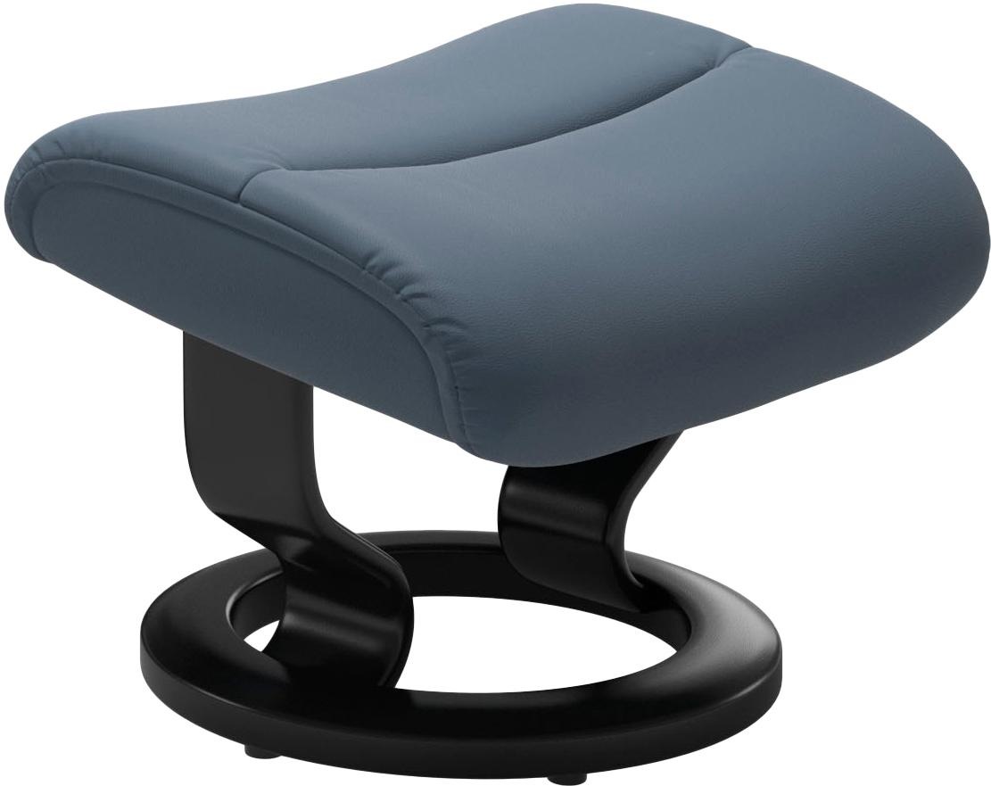 Stressless® Relaxsessel »View«, (Set, Relaxsessel mit Hocker), mit Classic Base, Größe M,Gestell Schwarz