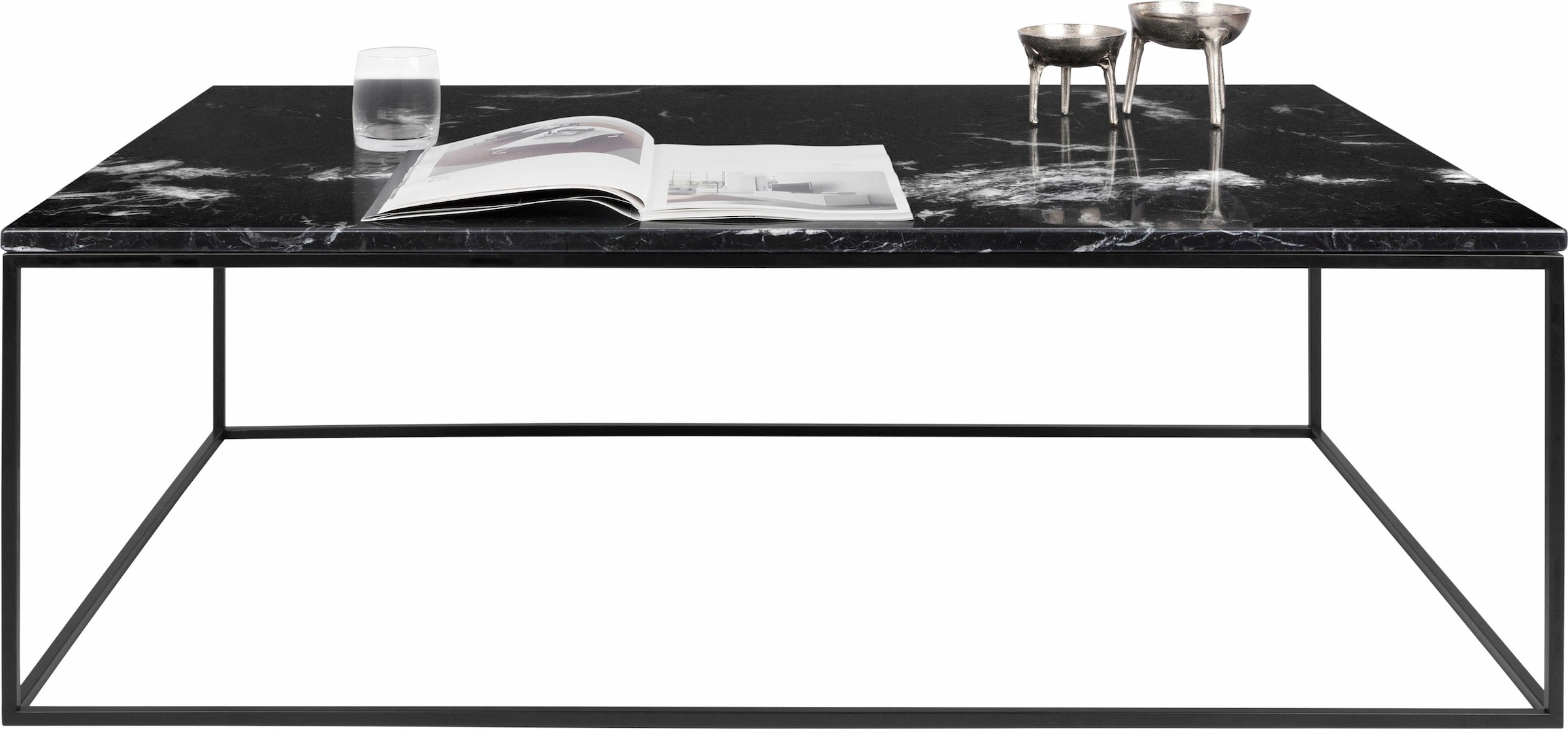 TemaHome Couchtisch »Gleam«, mit einer Platte aus Marmor oder Holz