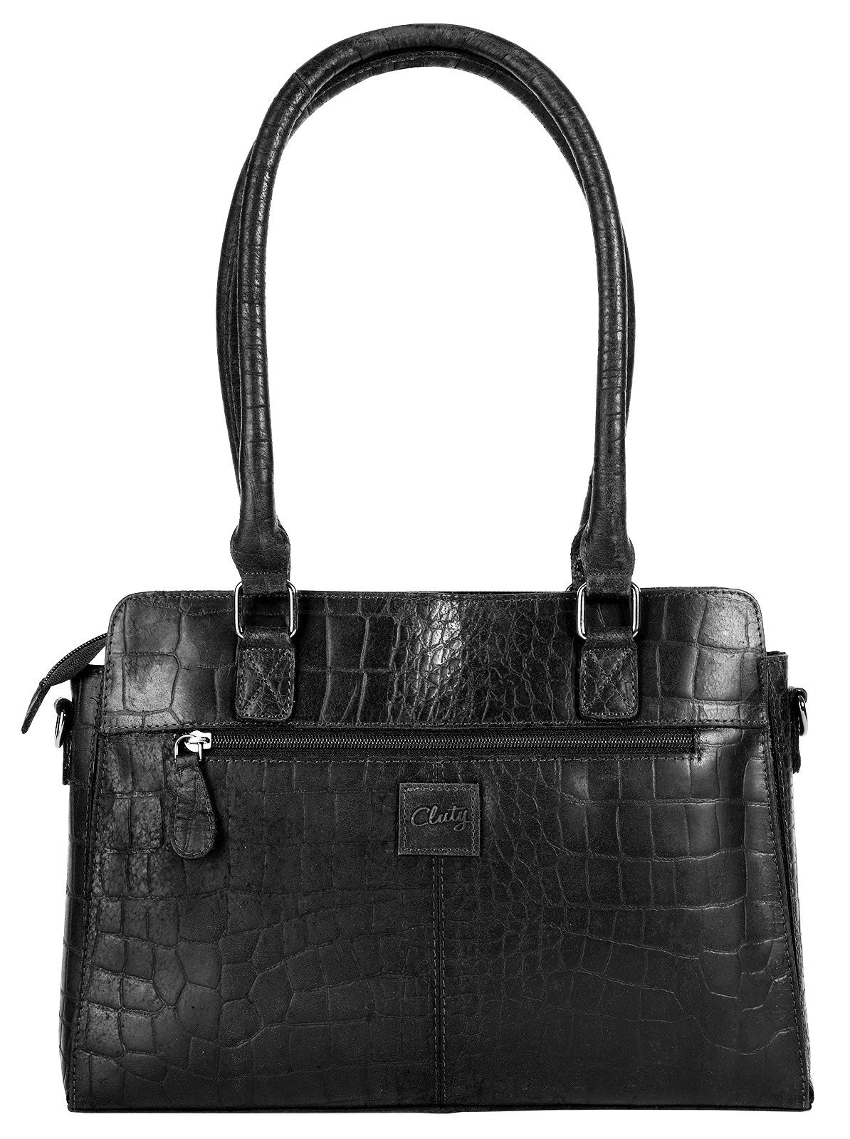 Cluty Henkeltasche, echt Leder