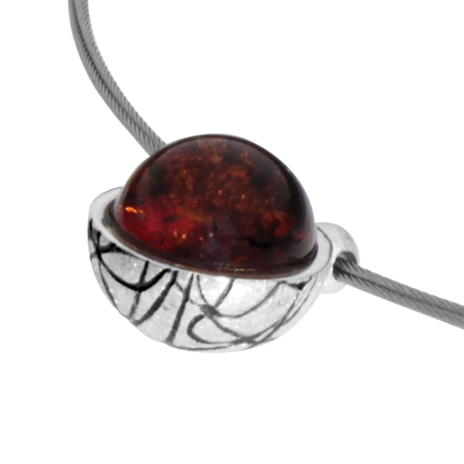 OSTSEE-SCHMUCK Collier »Ostsee-Schmuck Collier Kugel 10 mm-Sarah Vicenca«, (1 tlg.)