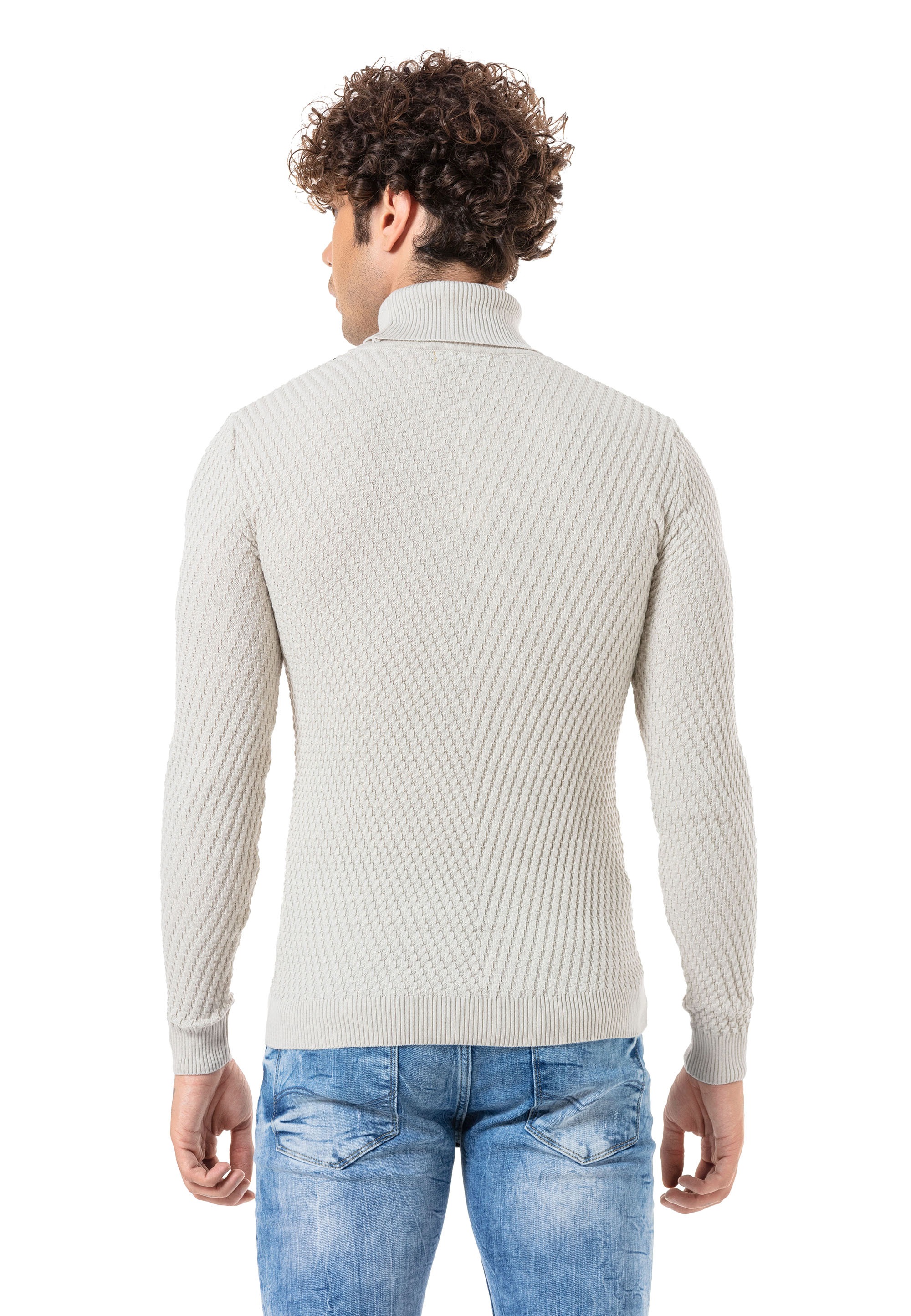 RedBridge Rollkragenpullover »Gosport«, mit aufwendigem Strickmuster