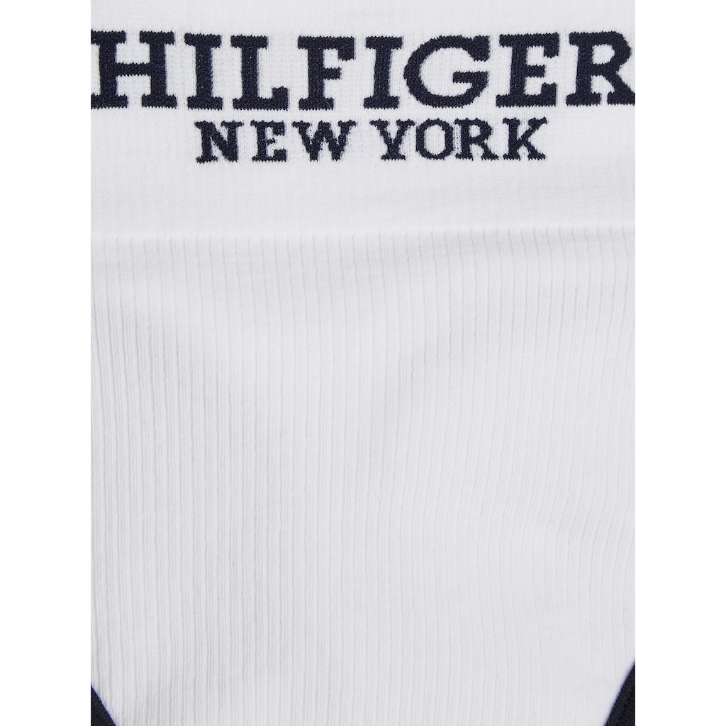 Tommy Hilfiger Underwear String »THONG«, Rippware, kontrastfarbene Details