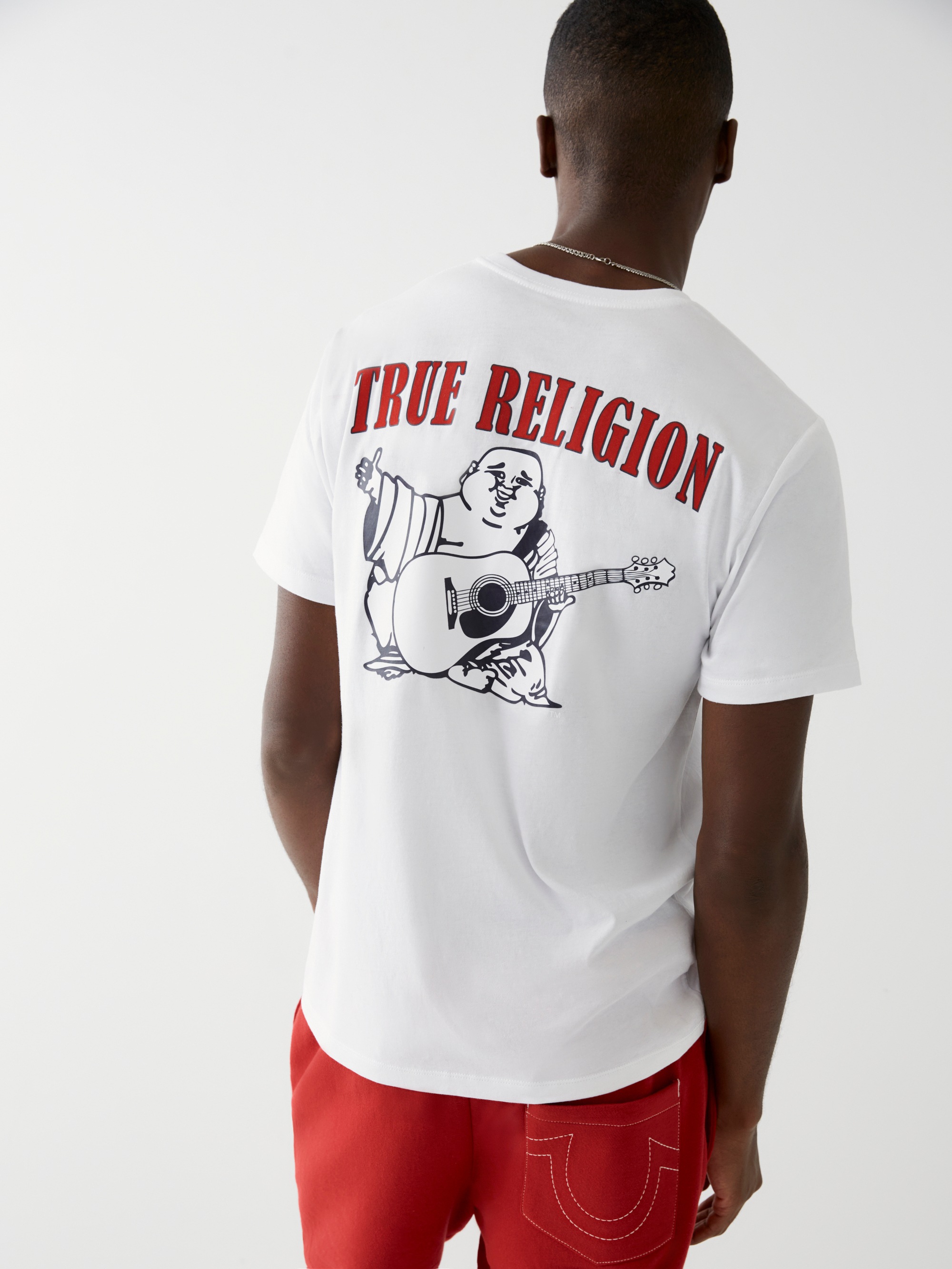 True Religion Rundhalsshirt »BUDDHA CREW TEE« Baumwolle, regular fit