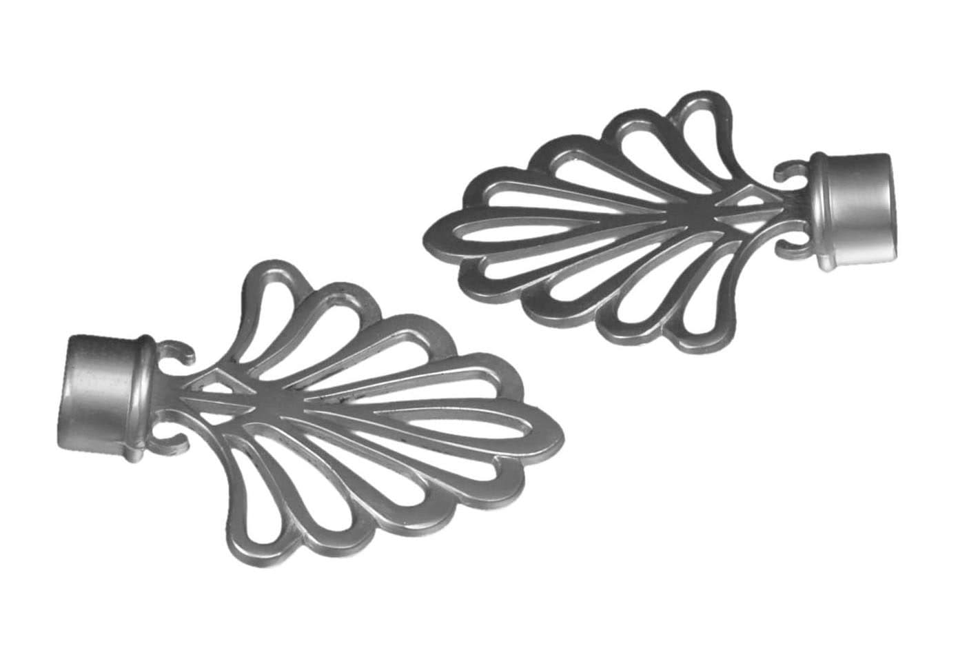 Liedeco Gardinenstangen-Endstück "Fächer" für Gardinenstangen Ø 16 mm günstig online kaufen