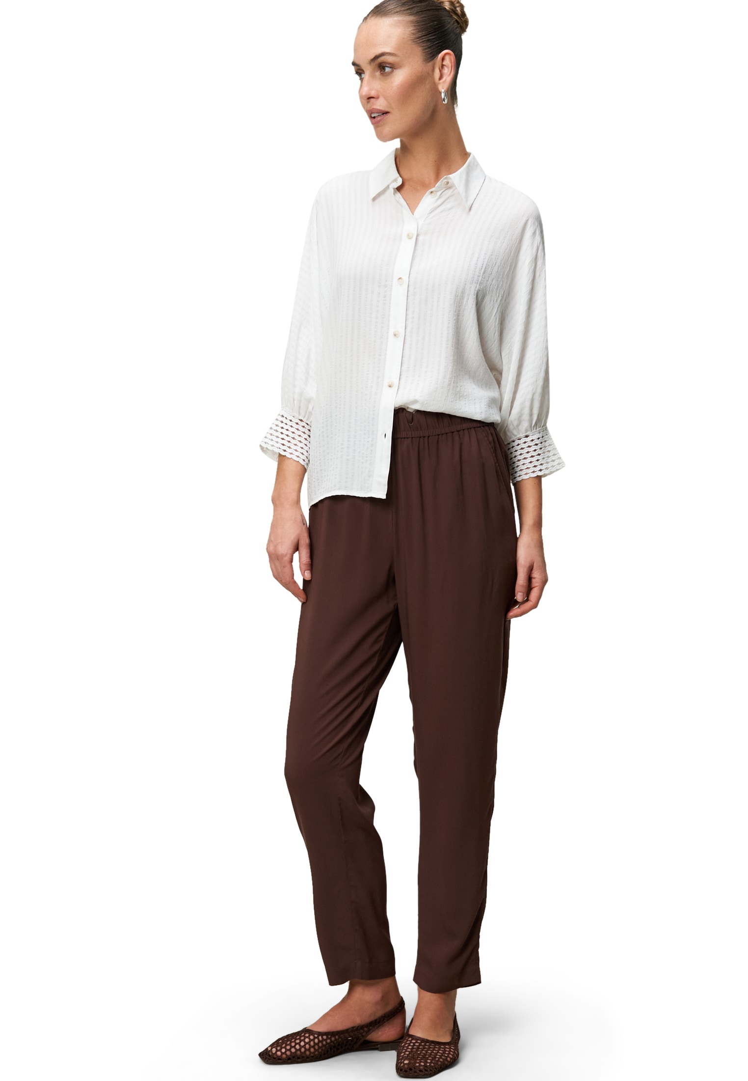 Zero Klassische Bluse »zero Bluse mit Fledermausärmeln«