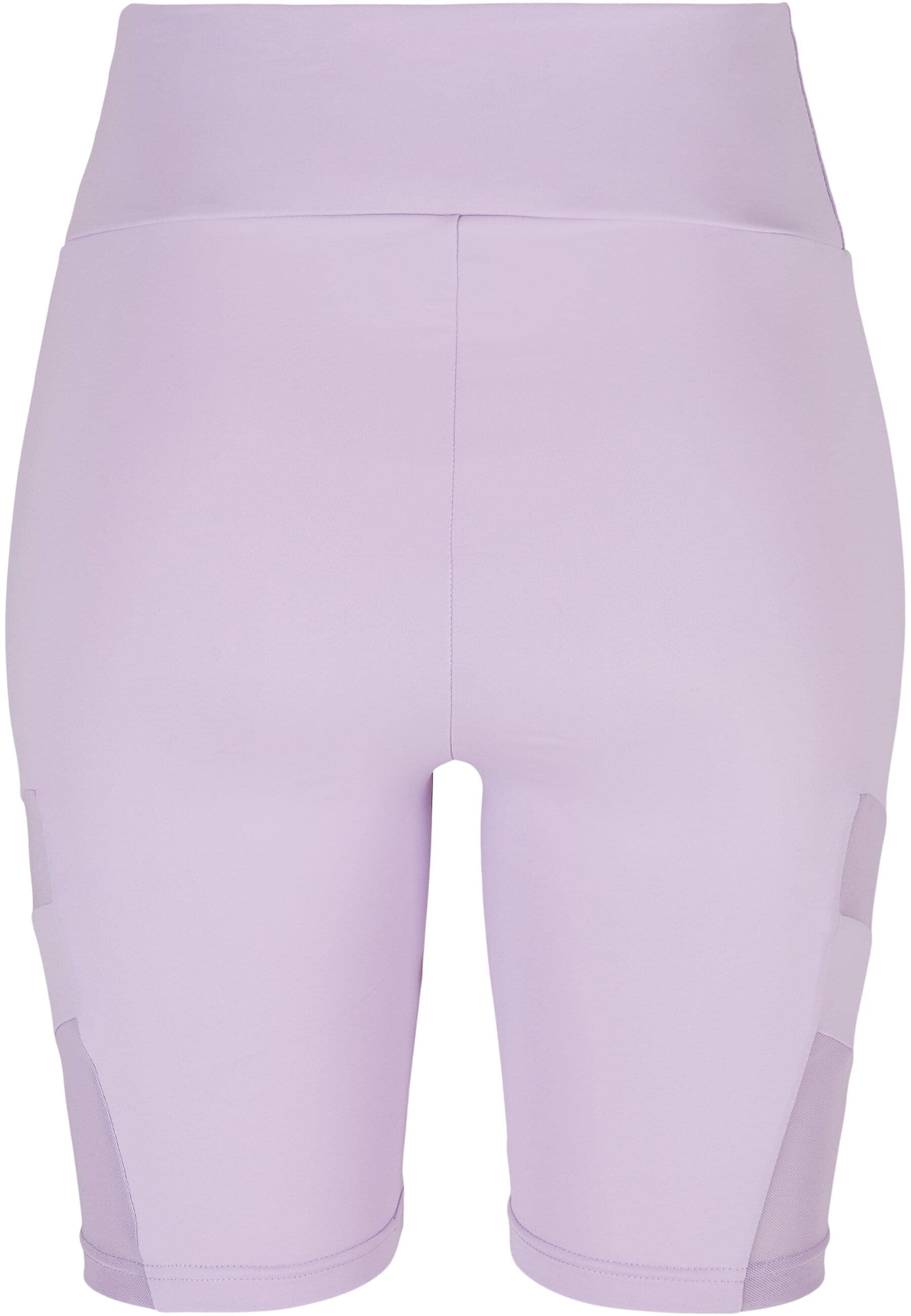 URBAN CLASSICS Stoffhose »Urban Classics Damen Ladies High Waist Tech Mesh Cycle Shorts«, (1 tlg.)