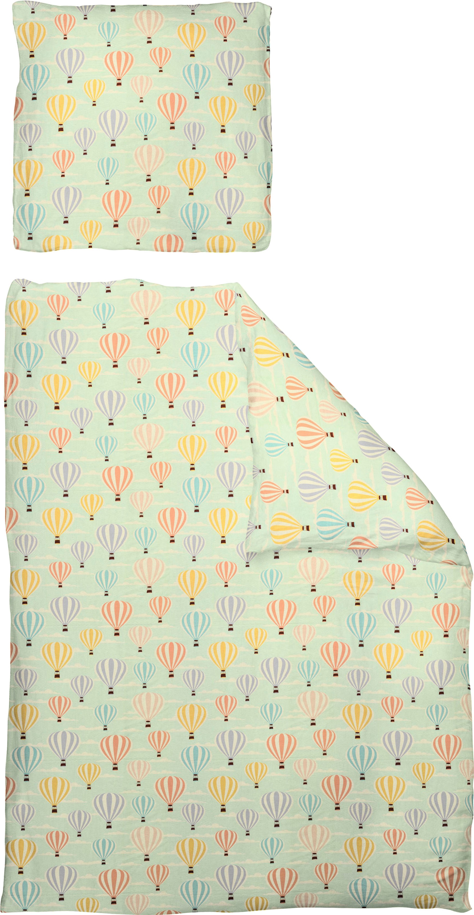 Adam Kinderbettwäsche "Balloons" 2 Stk. aus zertifizierter Bio-Baumwolle günstig online kaufen