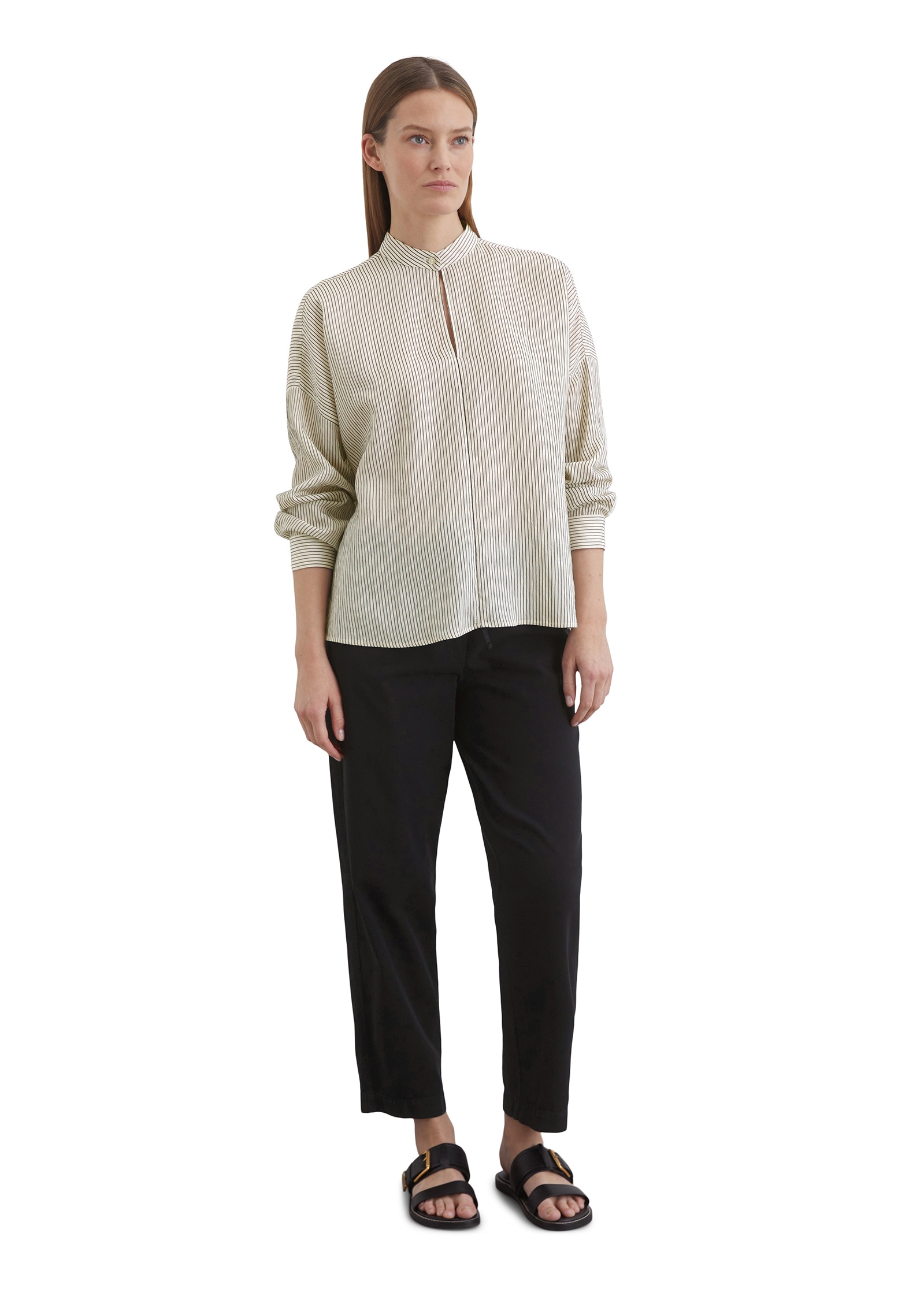 Marc O'Polo Langarmbluse »mit LENZING™ ECOVERO™«