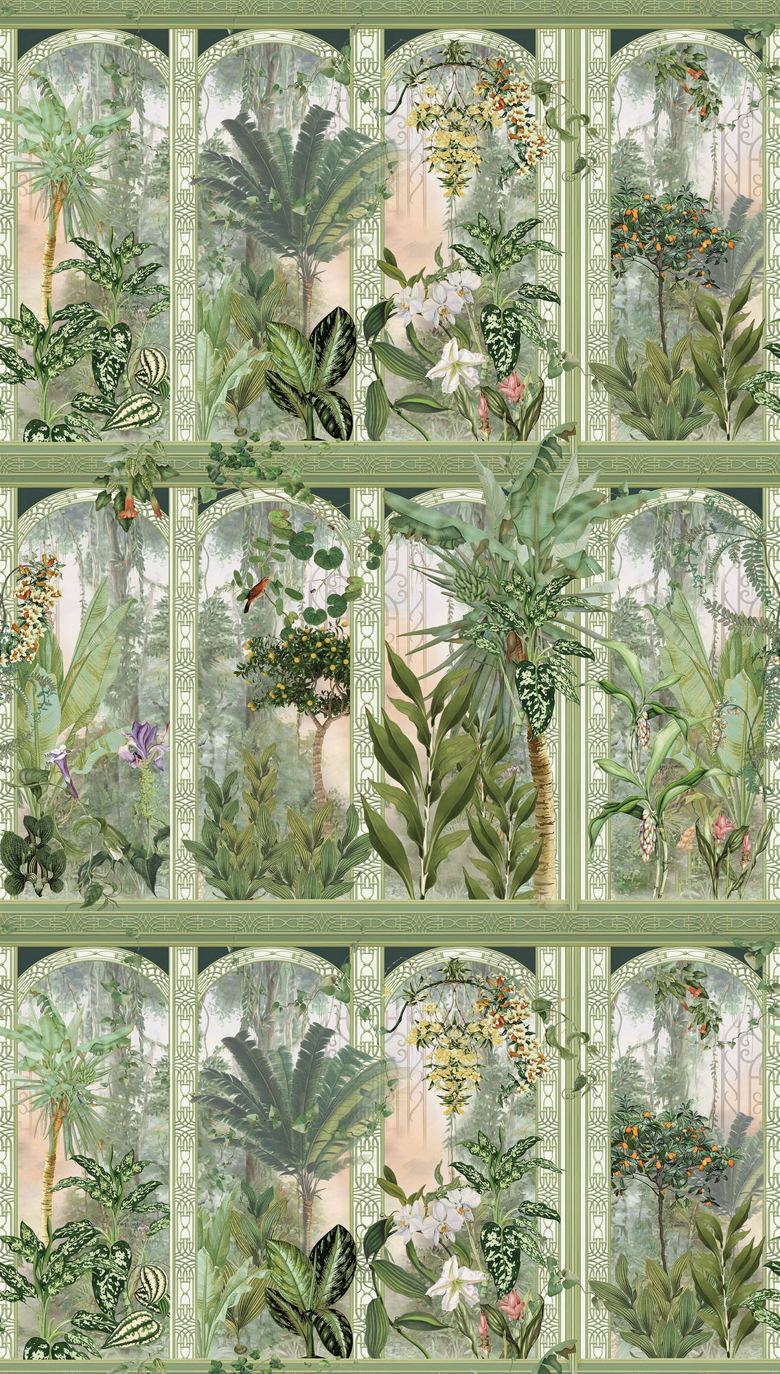 Metropolitan Stories Mural Tropical Arches Mural 393151