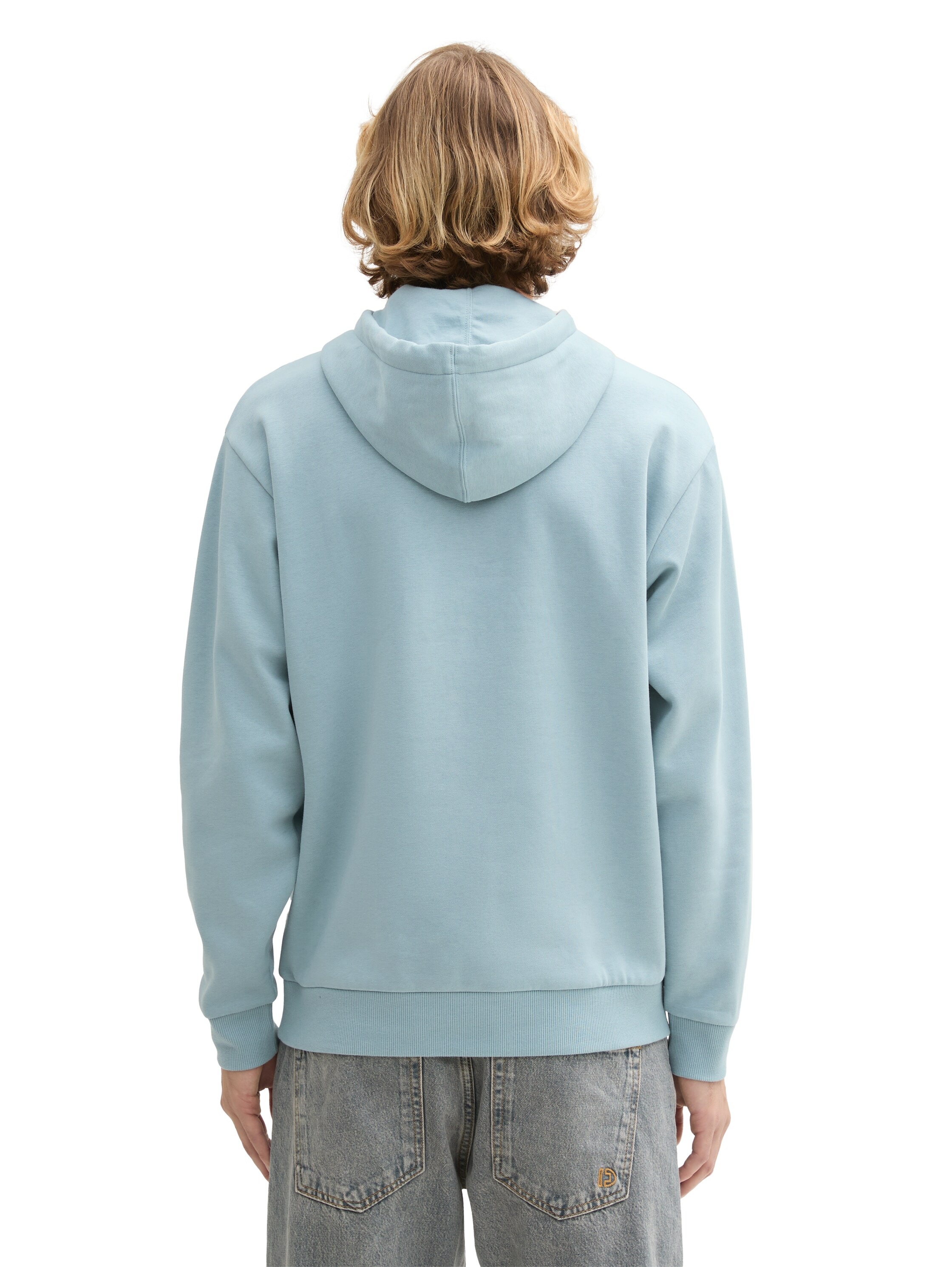TOM TAILOR Denim Hoodie, mit großem Logoprint
