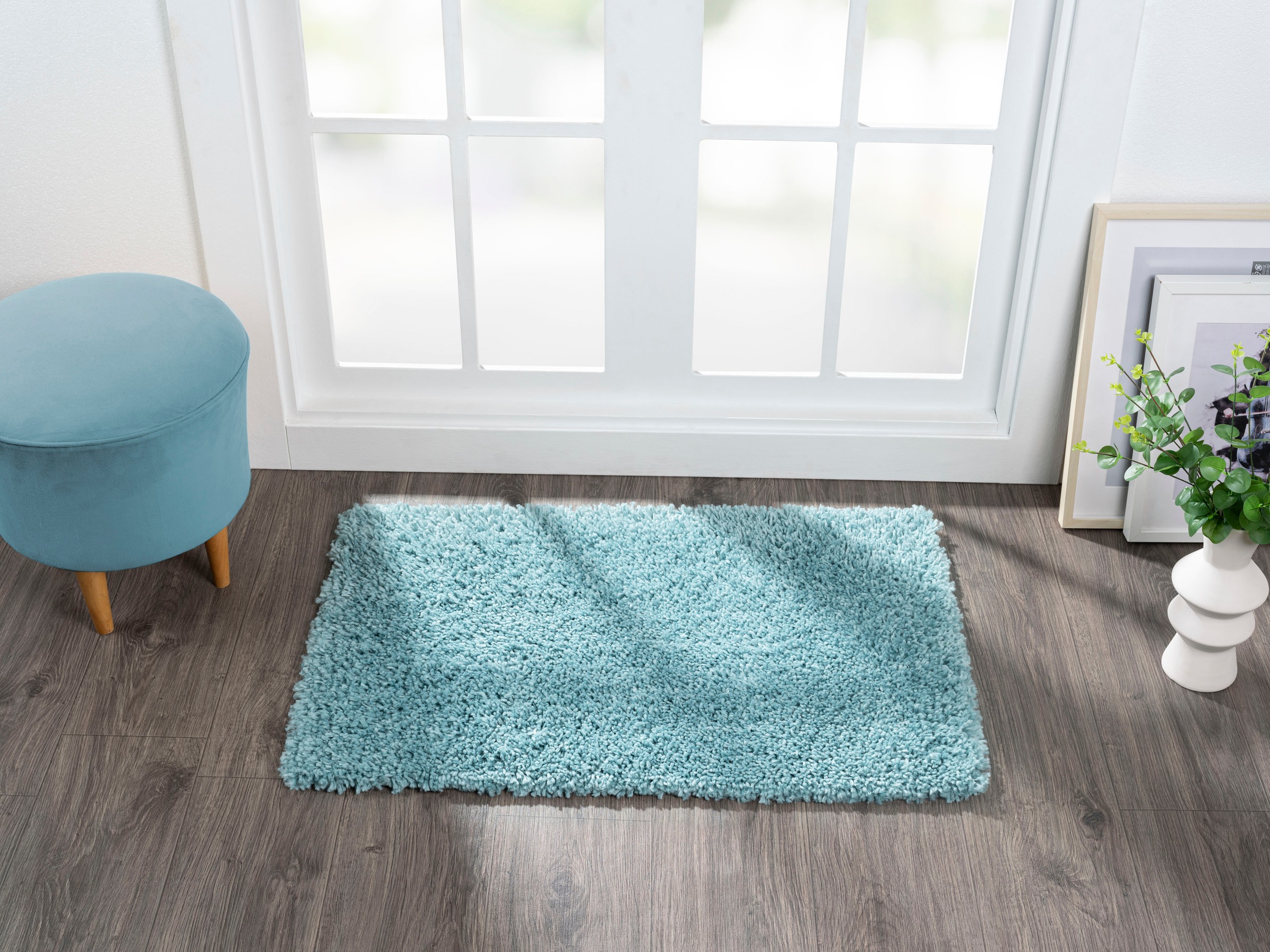 Myflair Möbel & Accessoires Hochflor-Teppich »My Shaggy«, rechteckig, 37 mm Höhe, Shaggy, Uni-Farben, leicht glänzend, Microfaser, extra flauschig