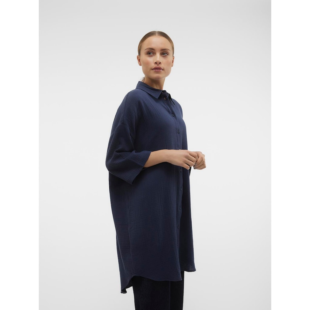 Vero Moda Hemdblusenkleid »VMNATALI 3/4 LONG OVERSHIRT NOOS«