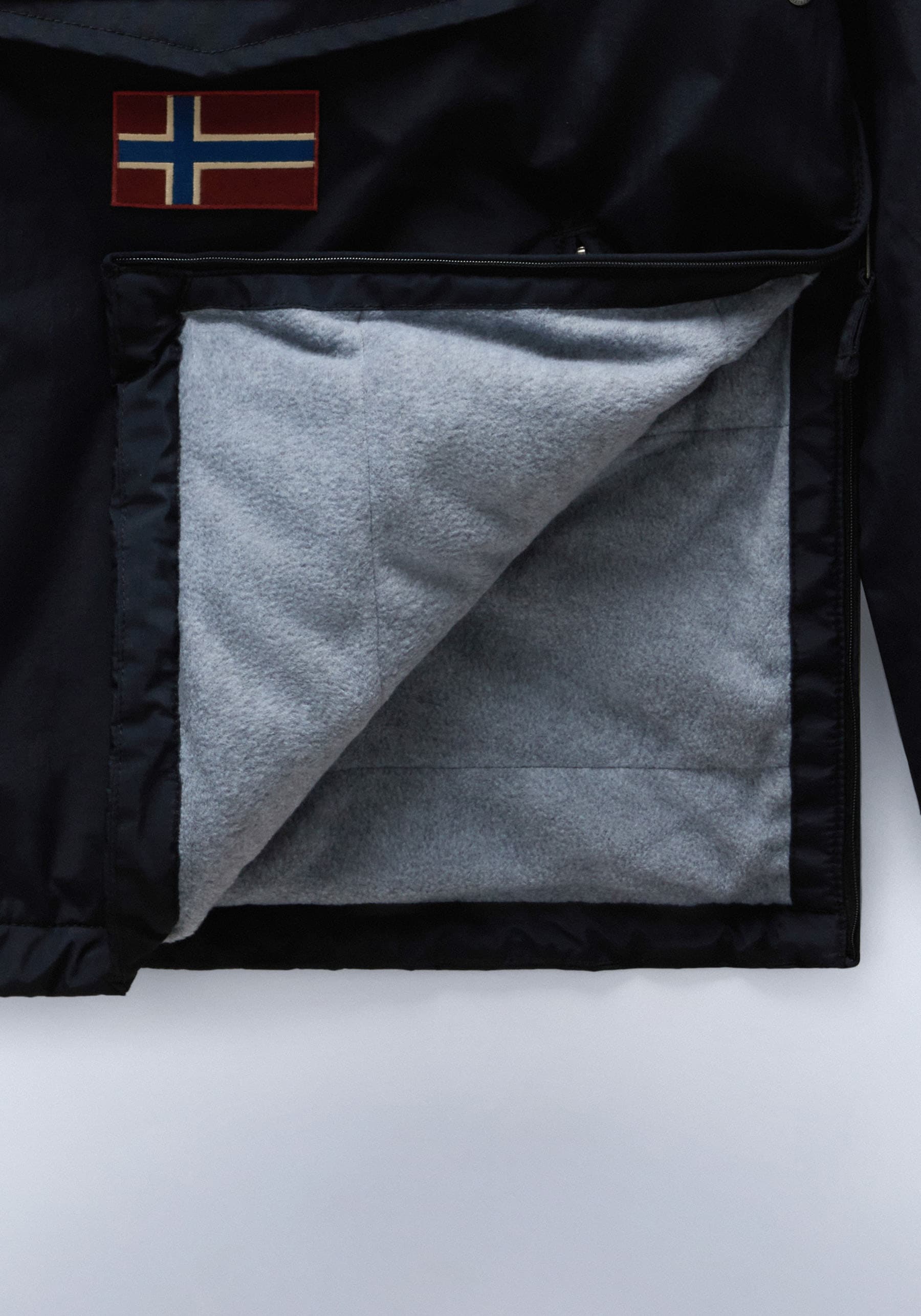 Napapijri Funktionsjacke »RAINFOREST«, mit Kapuze, Regular fit mit Kapuze und Kängurutasche