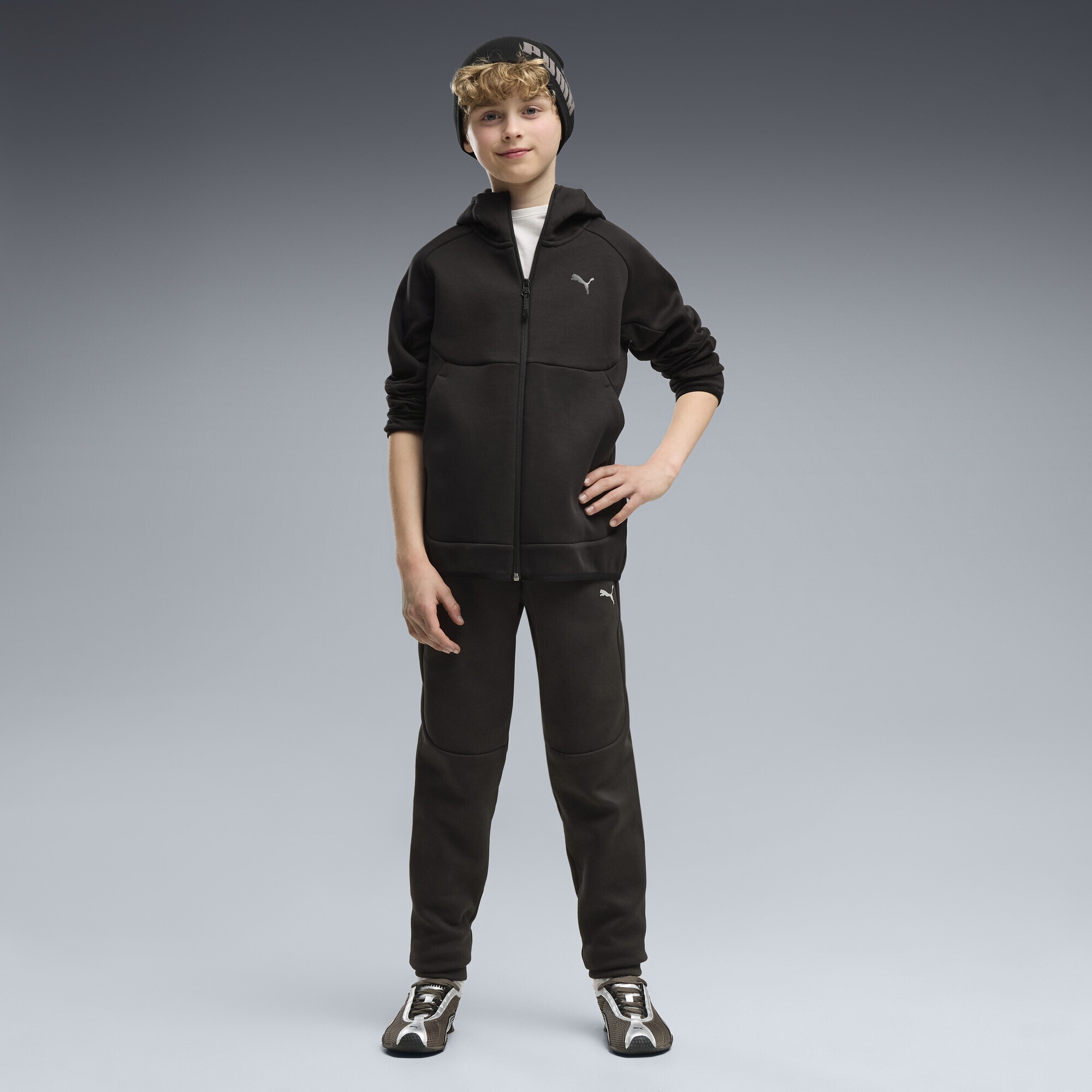 PUMA Sweatjacke »PUMATECH Elevated Kapuzenjacke Jungen«