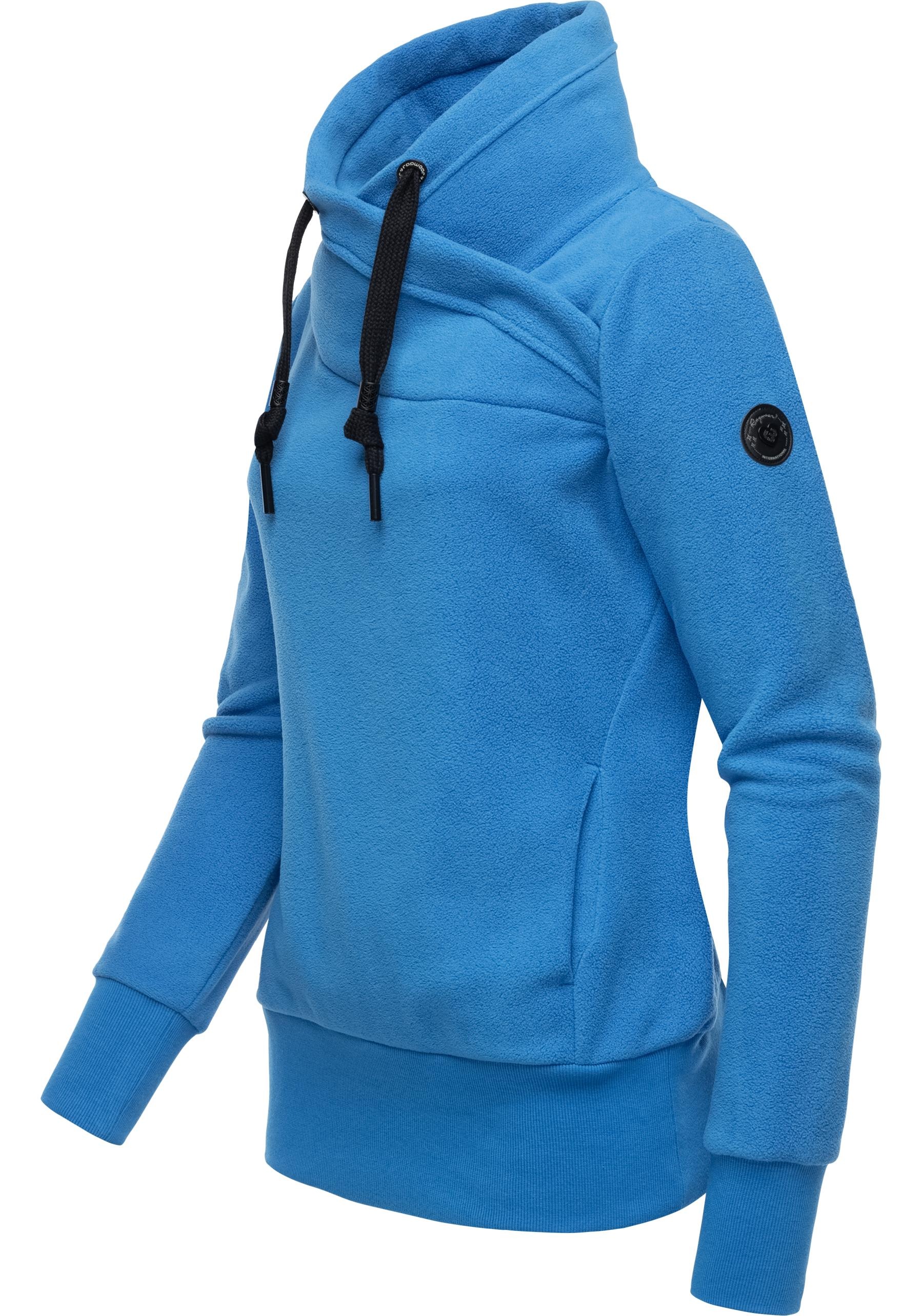 Ragwear Sweatshirt »Neska Fleece«, modischer Longsleeve Fleecepullover mit hohem Kragen