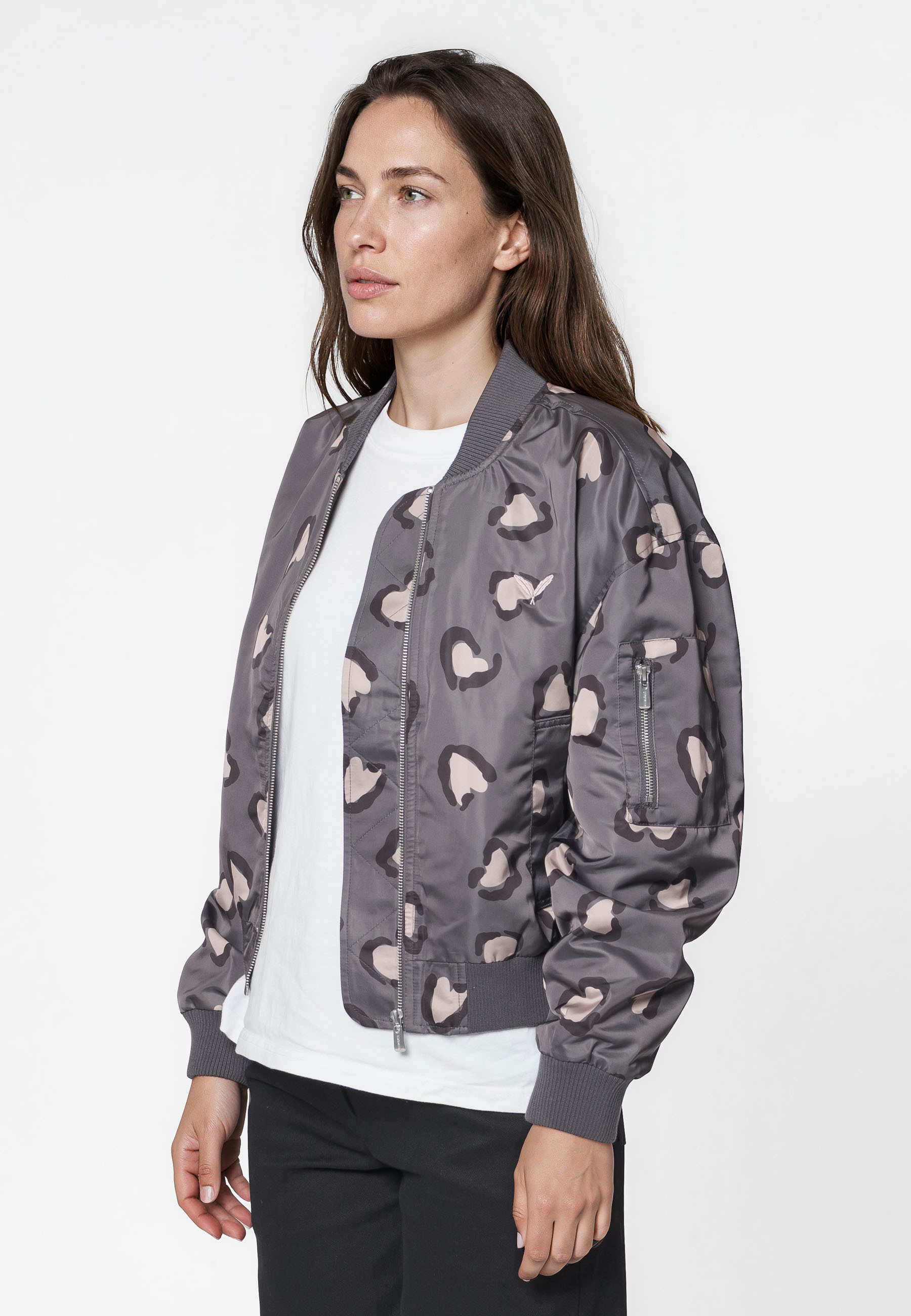 Kleinigkeit Bomberjacke »Kleinigkeit La Bomba Jacket AOP« 1 Stk. tlg. ohne Kapuze