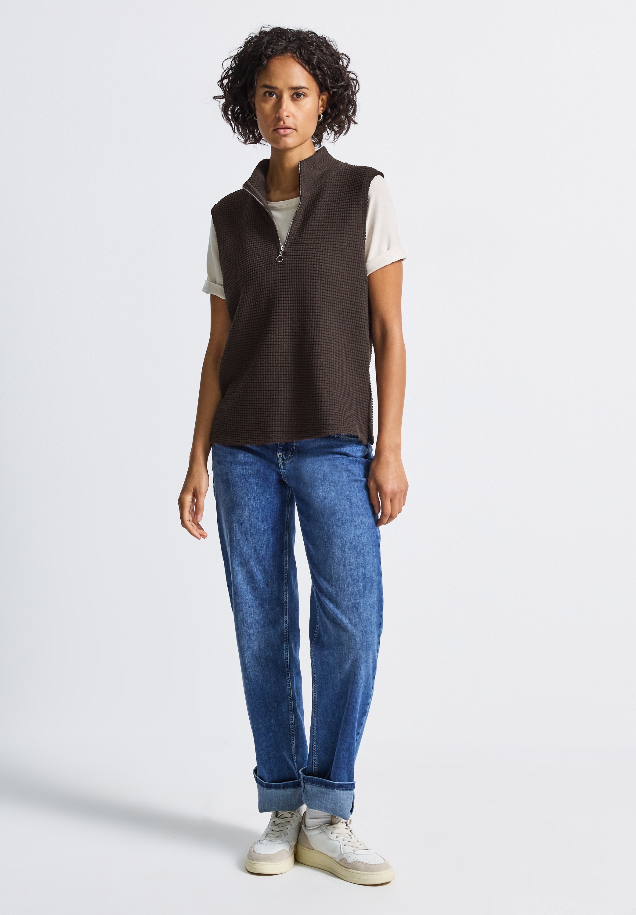 STREET ONE Stehkragenshirt, mit Turtleneck