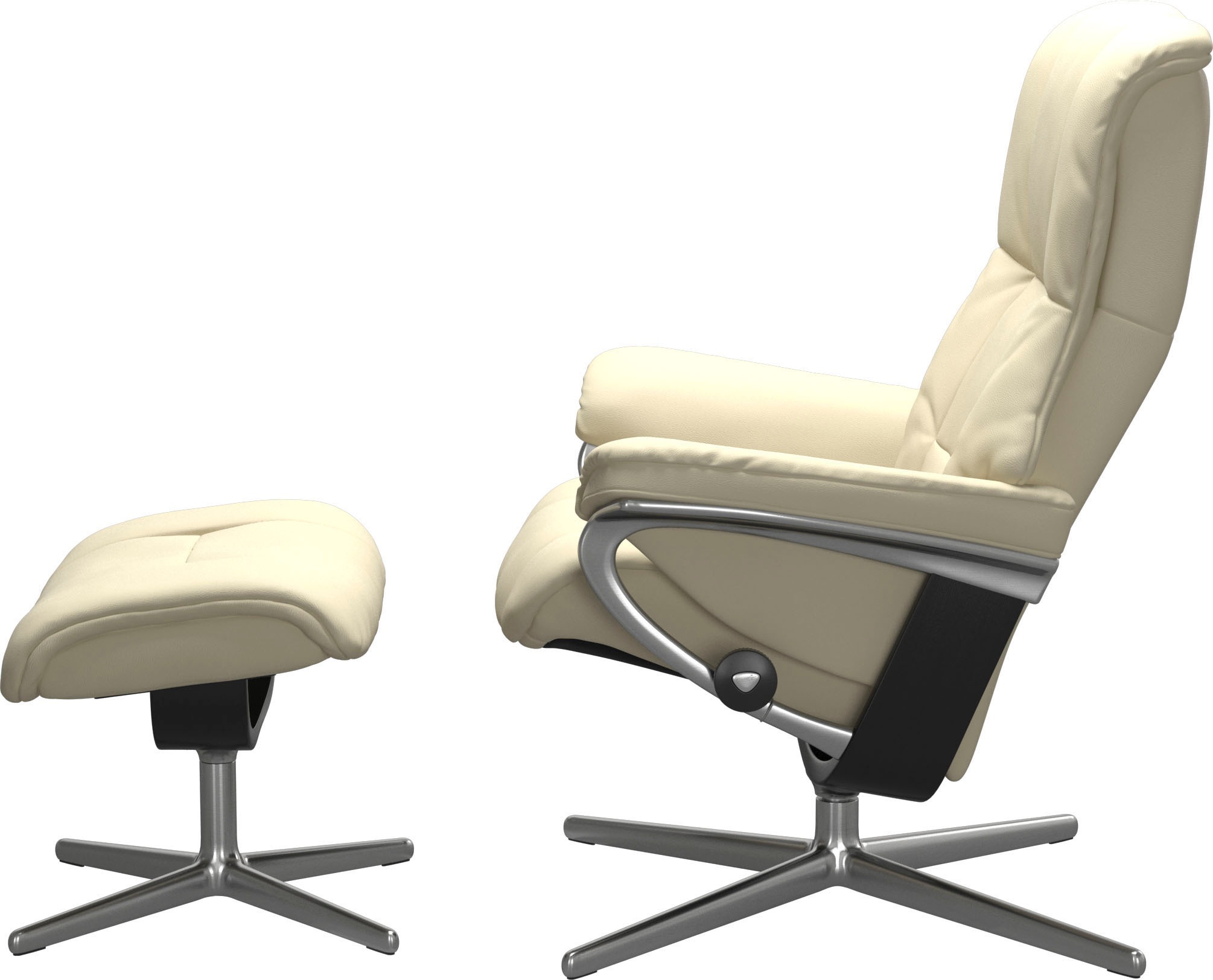 Stressless® Fußhocker »Mayfair«, mit Cross Base, Größe S, M & L, Holzakzent Schwarz