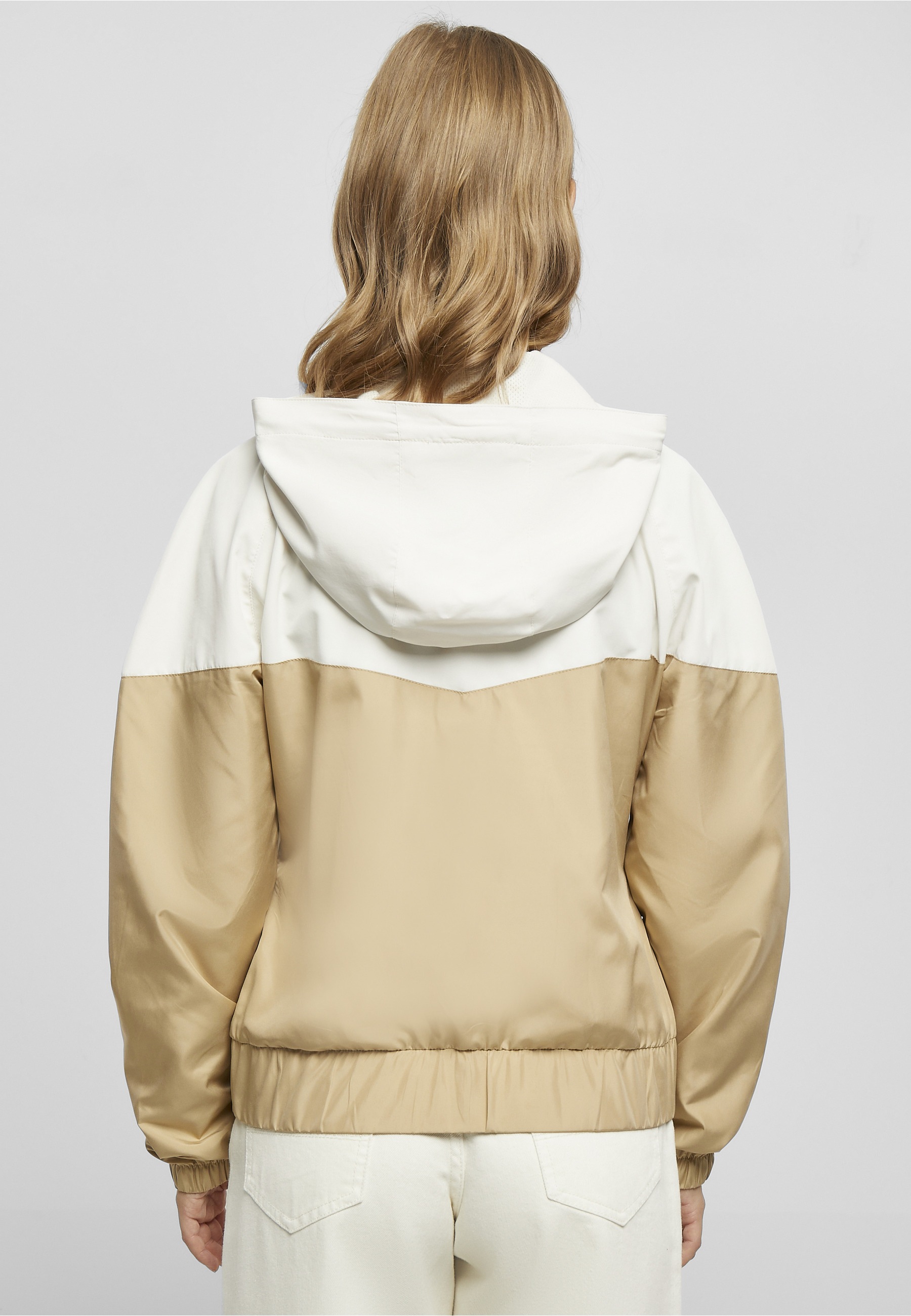 URBAN CLASSICS Anorak »Urban Classics Damen Ladies Arrow Windbreaker« 1 Stk. tlg. mit Kapuze