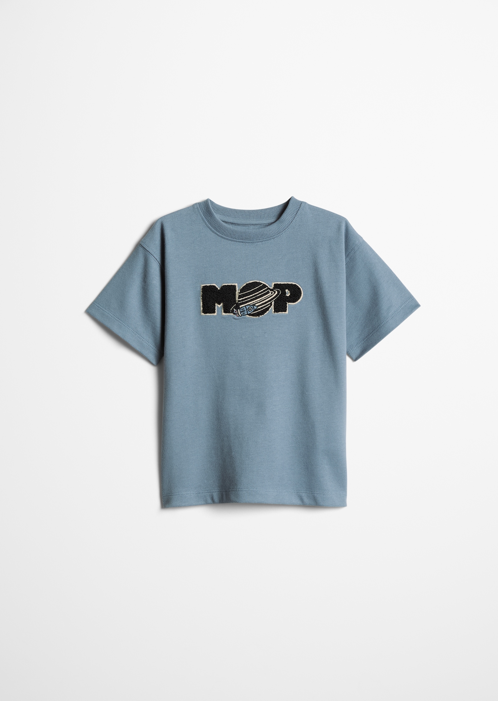 Marc OPolo T-Shirt "Kn.-T-Shirt" Mit Weltraum-Stickerei
