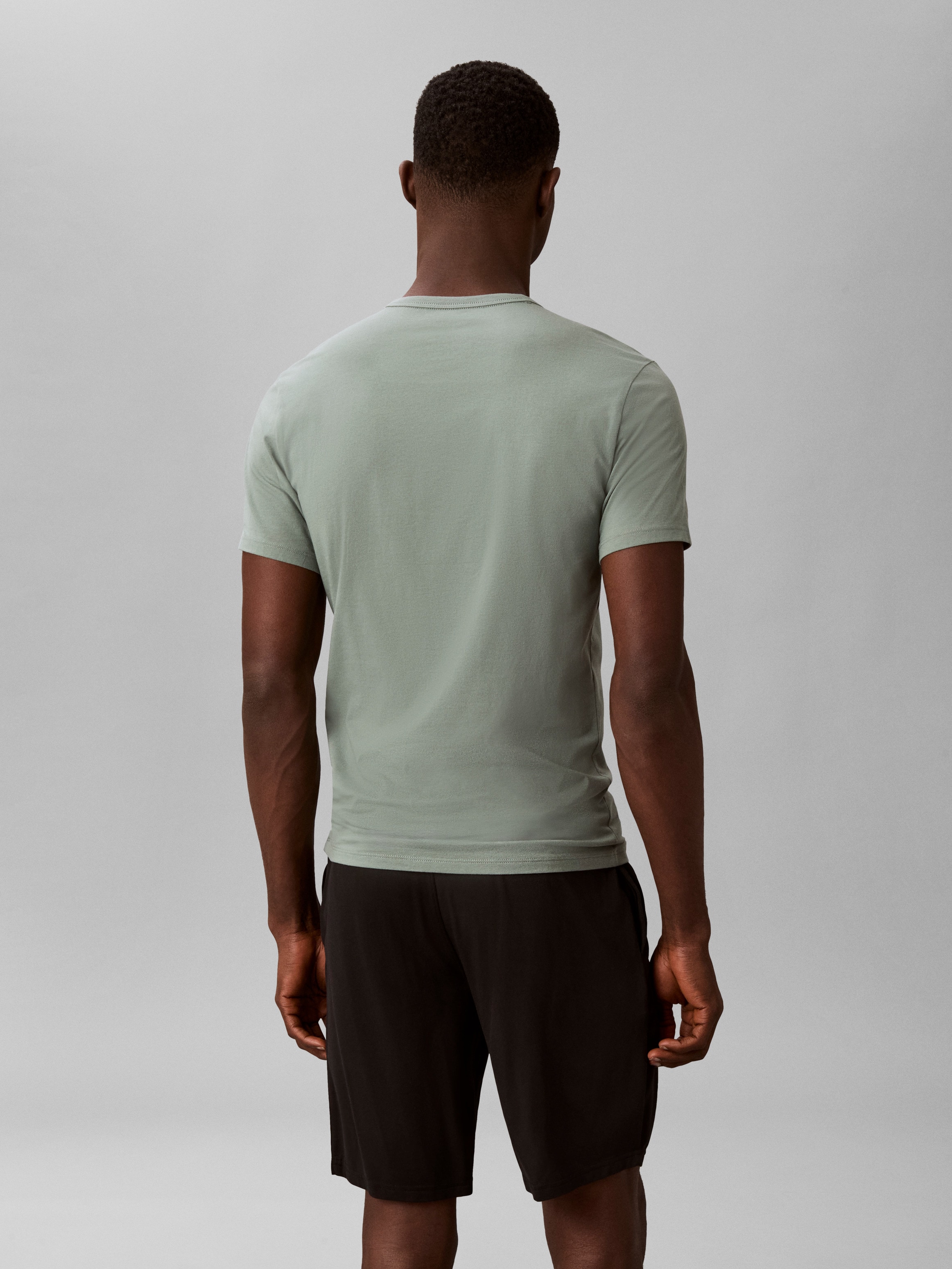 Calvin Klein Underwear T-Shirt »SHORT SLEEVE CREW NECK 3PK« Packung, 3er-Pack, 3 mit Logo am Saum