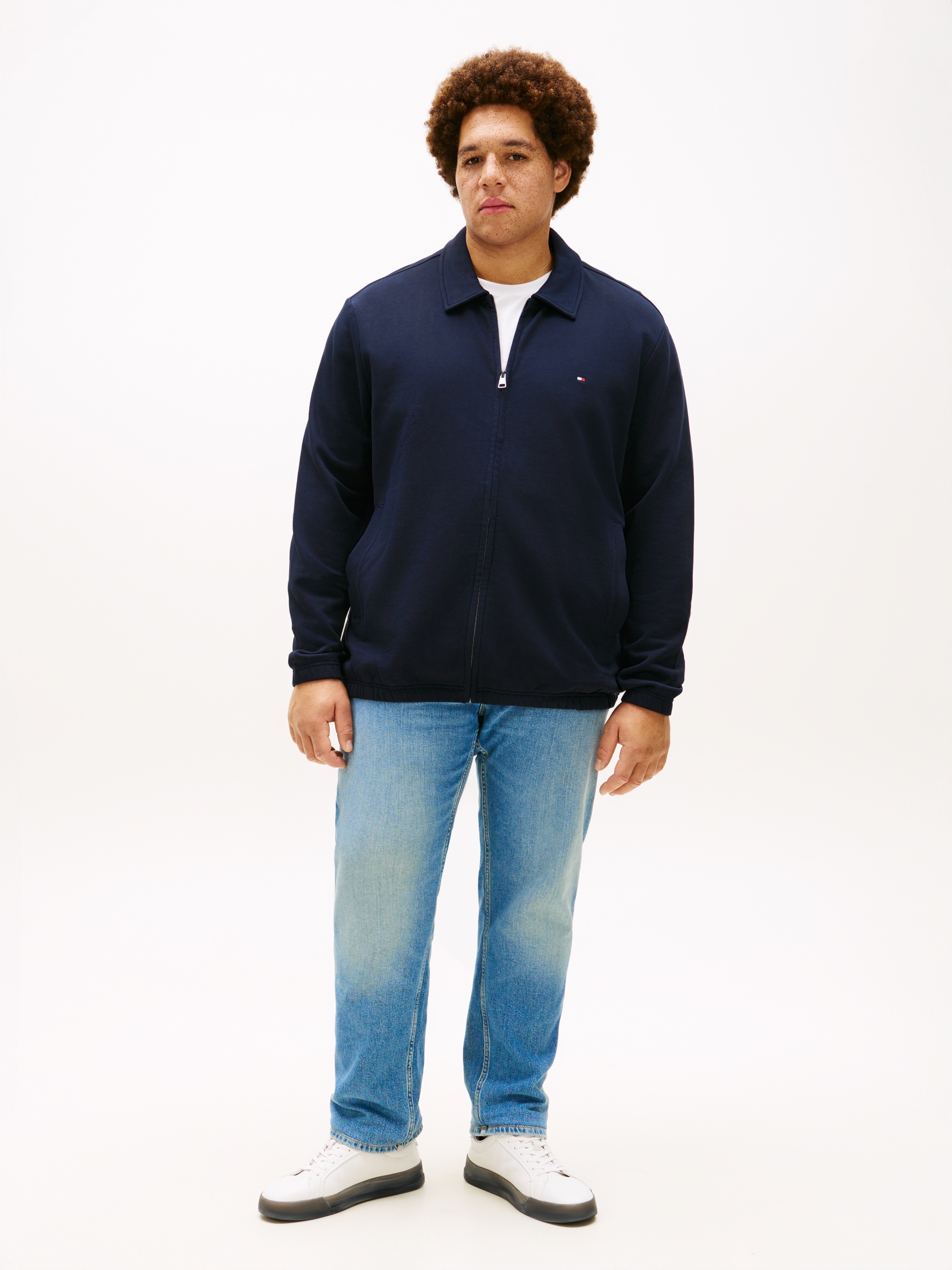 Thumbnail - Tommy Hilfiger Big & Tall Sweatjacke "ESSENTIAL TERRY IVY" Große Größen, regular fit