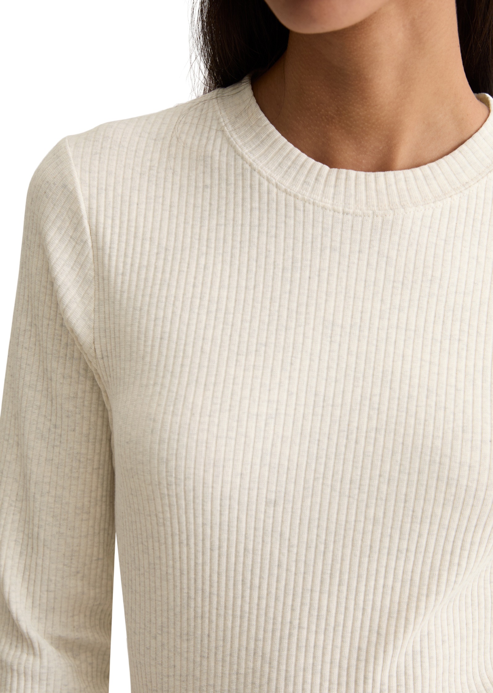 Marc O'Polo DENIM Langarmshirt »aus elastischem Bio-Baumwolle-Mix«