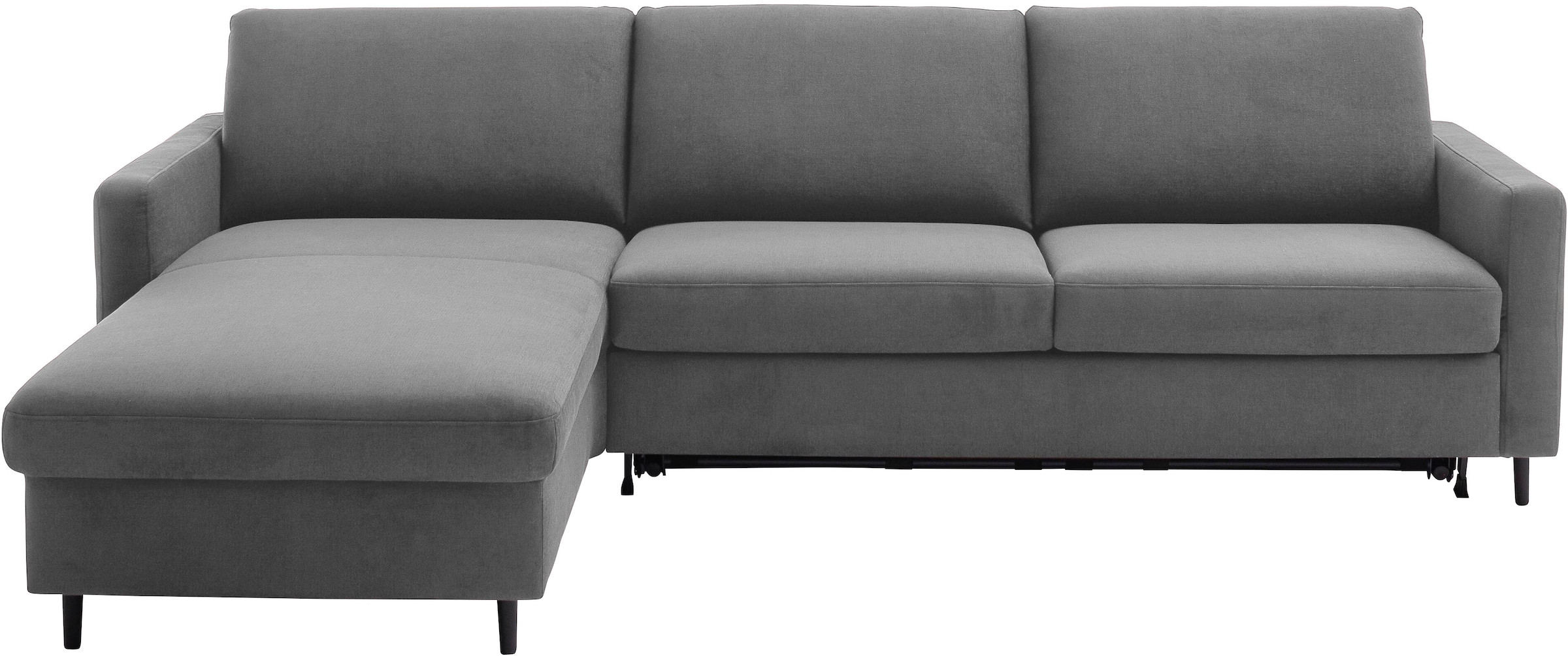 Home affaire Ecksofa "Calestra, Bezug Easy Care, Dauerschlaffunktion in 2 Q günstig online kaufen