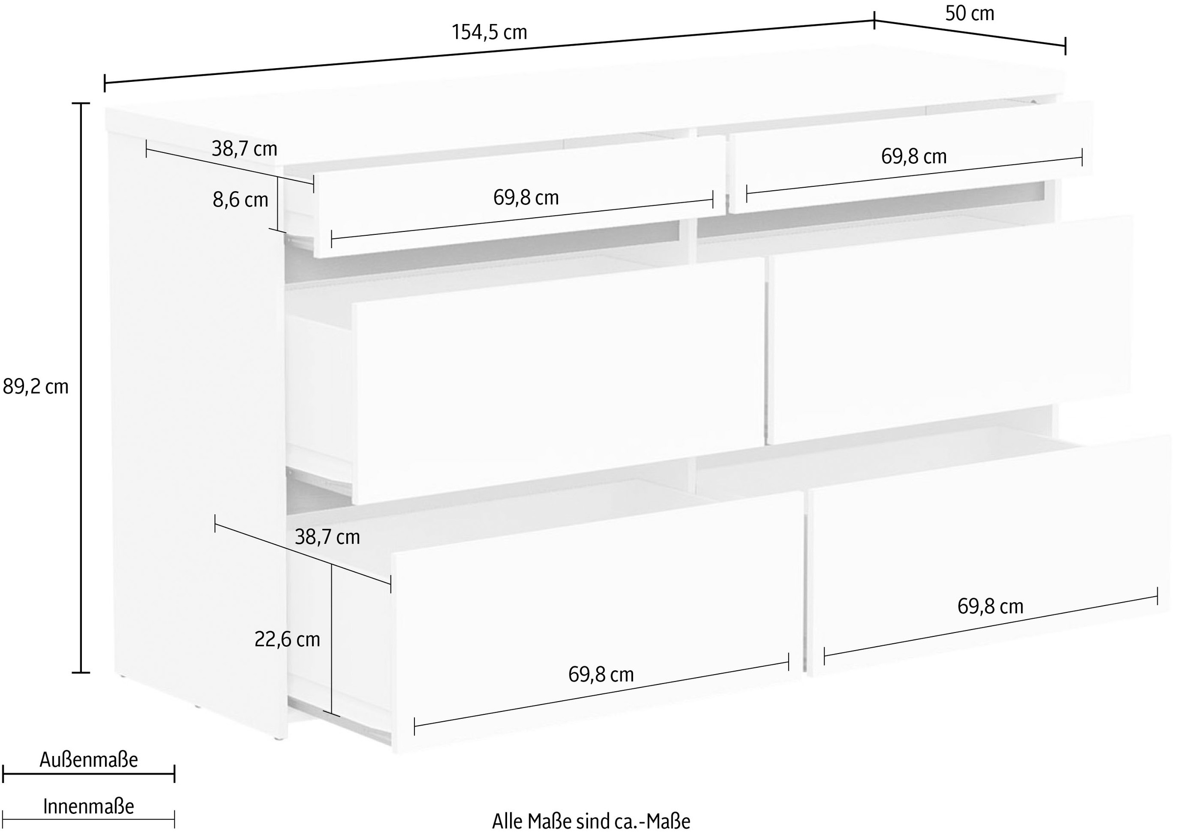Demeyere GROUP Schubkasten-Unterbau 1 Stk. tlg.