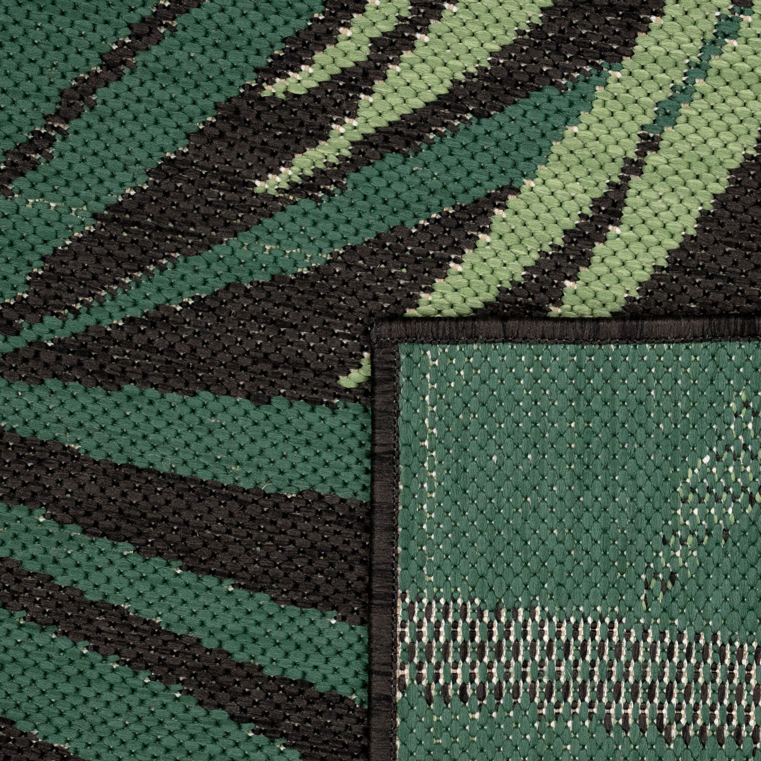 Paco Home Teppich »Ostende 534«, rechteckig, Flachgewebe, Motiv  Palmenblätter, In- und Outdoor geeignet, Wohnzimmer bestellen | BAUR